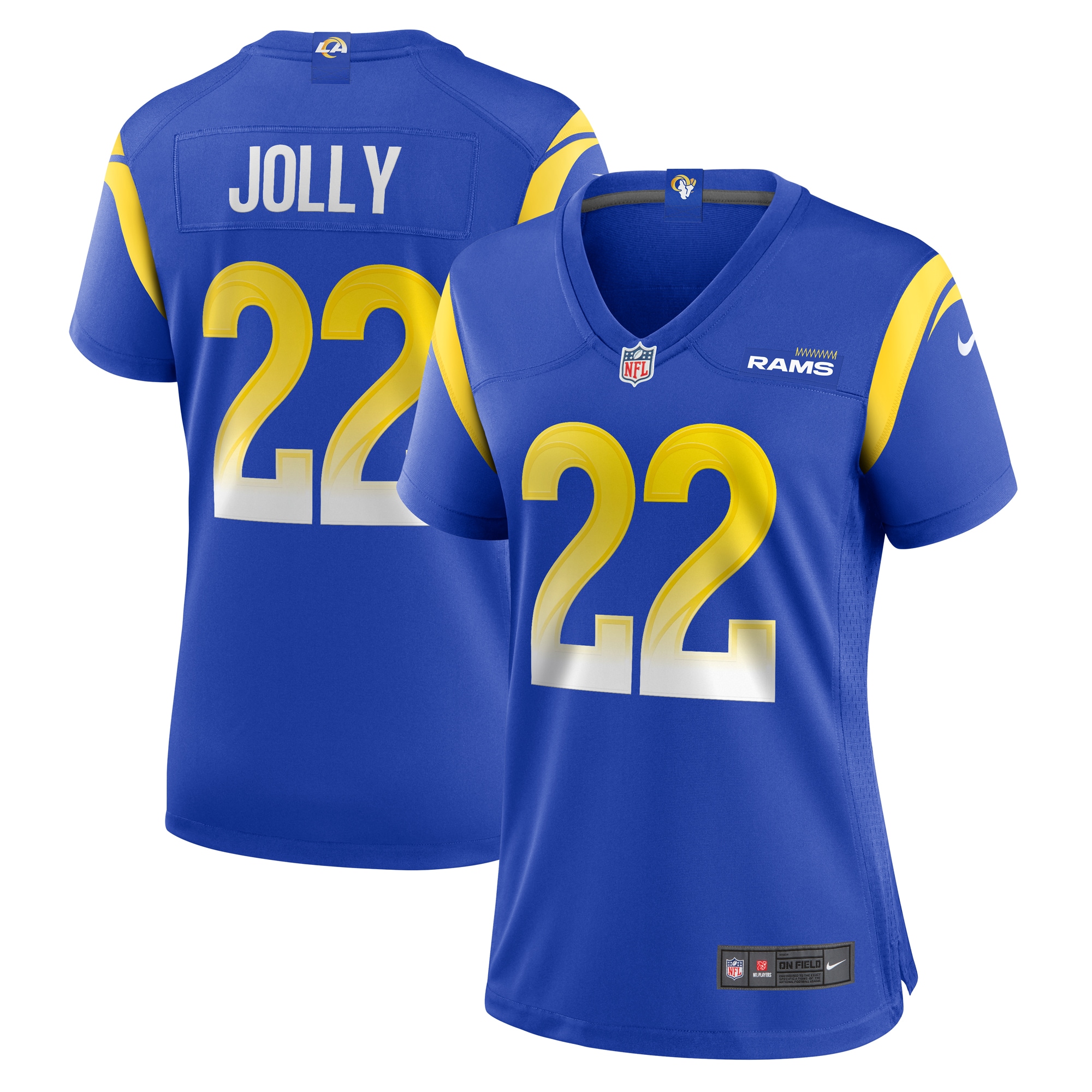 Shaun Jolly Los Angeles Rams Nike Women's Home Game Jersey - Royal - vstockx