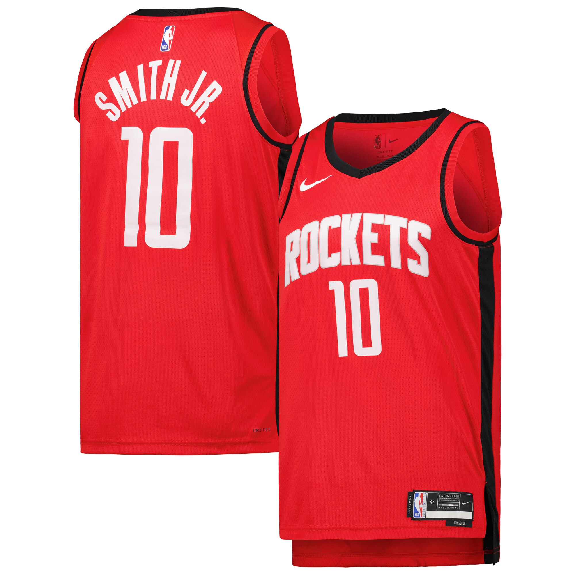 Jabari Smith Jr. Houston Rockets Nike Unisex Swingman Jersey - Association Edition - Red - vstockx
