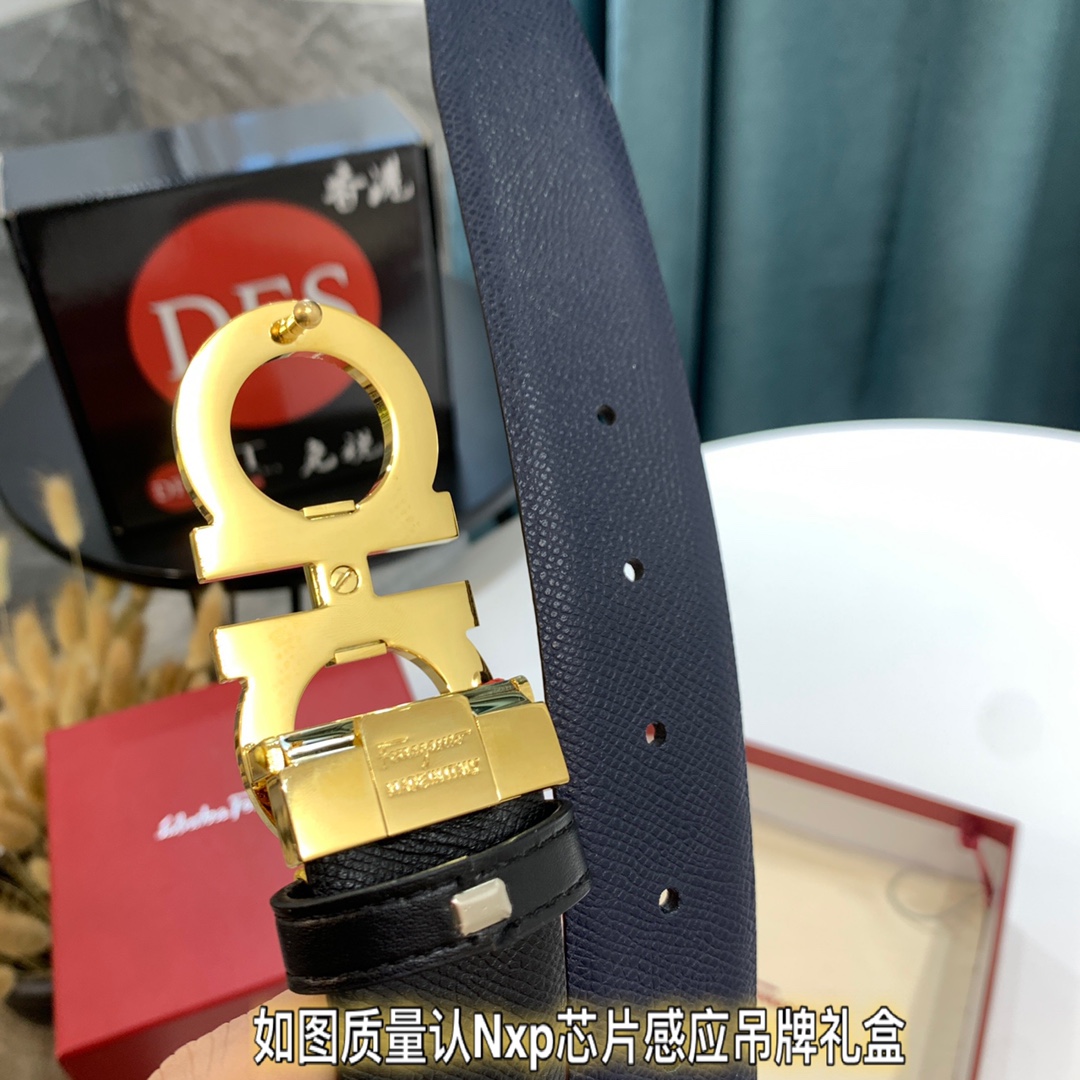 Streetwear Belt Ferragamo 319440 size:3.5cm - vstockx