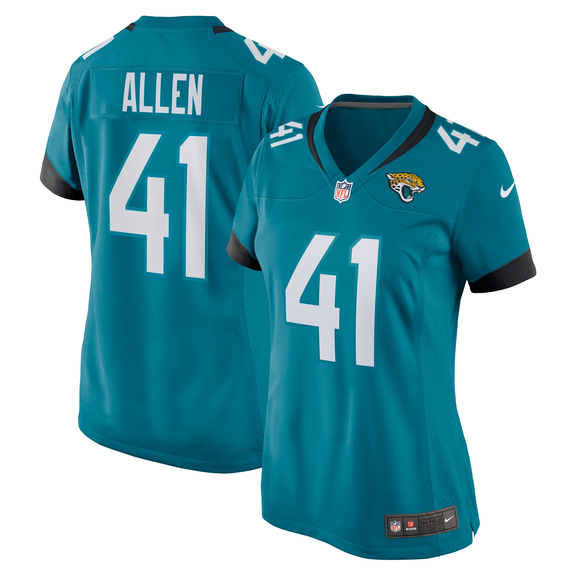 Josh Allen Jacksonville Jaguars Nike Women's Game Jersey - Teal - vstockx