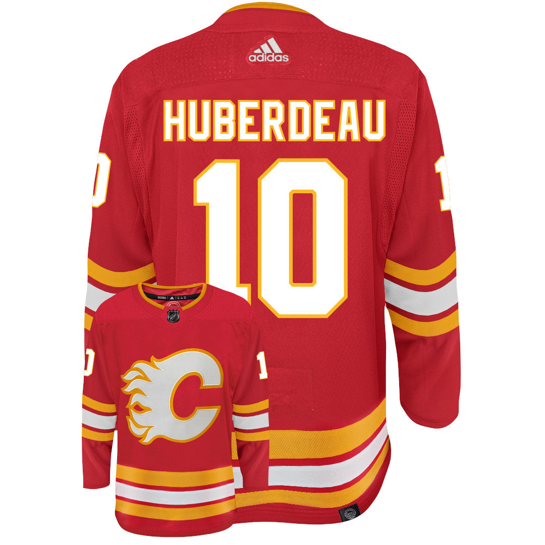 Jonathan Huberdeau Calgary Flames Adidas Primegreen Authentic NHL Hockey Jersey - vstockx