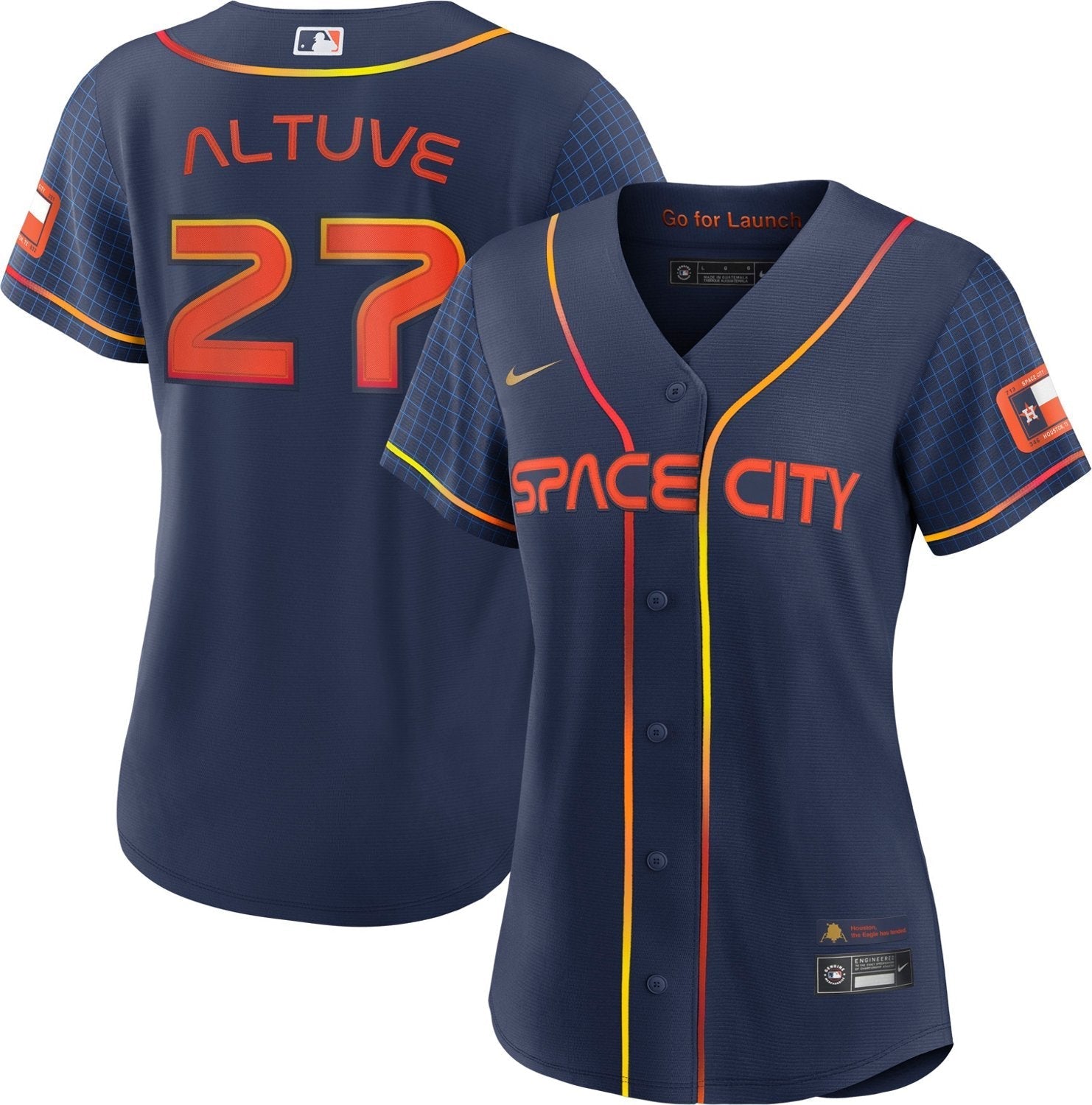 Nike Women's Houston Astros Jose Altuve #27 City Connect Replica Jersey - vstockx
