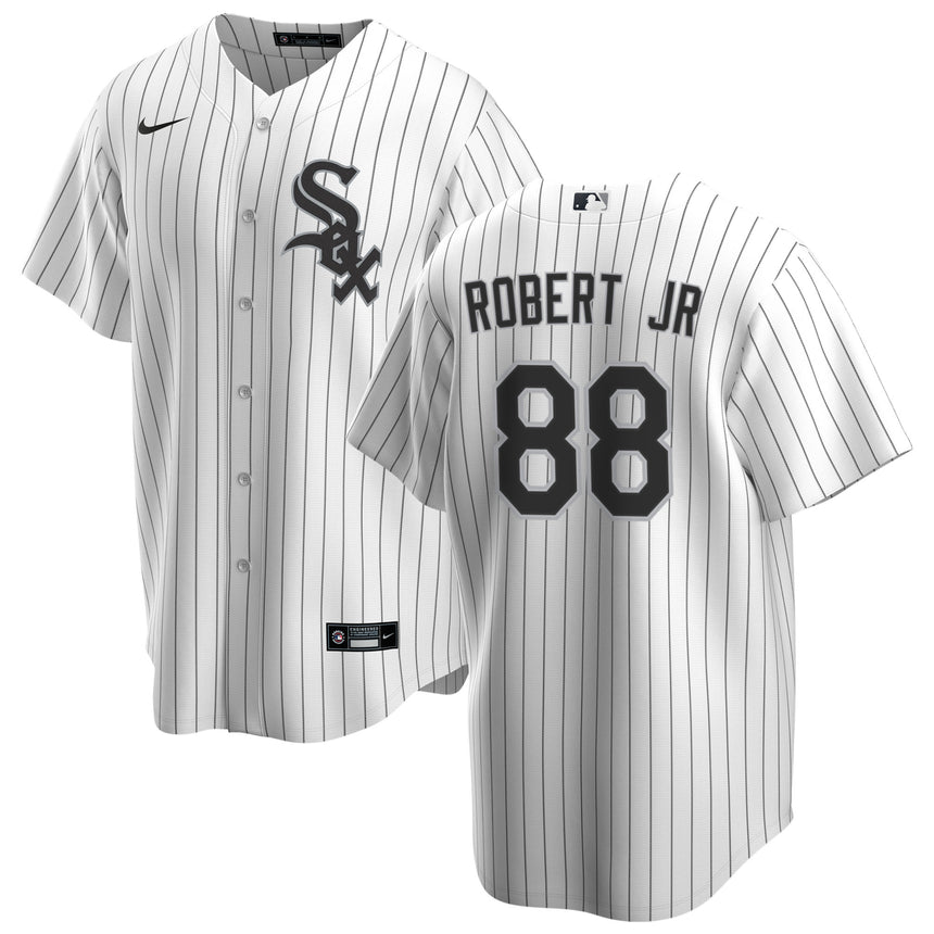 Men's Luis Robert Jr. Chicago White Sox White Home Premium Stitch Replica Jersey - vstockx