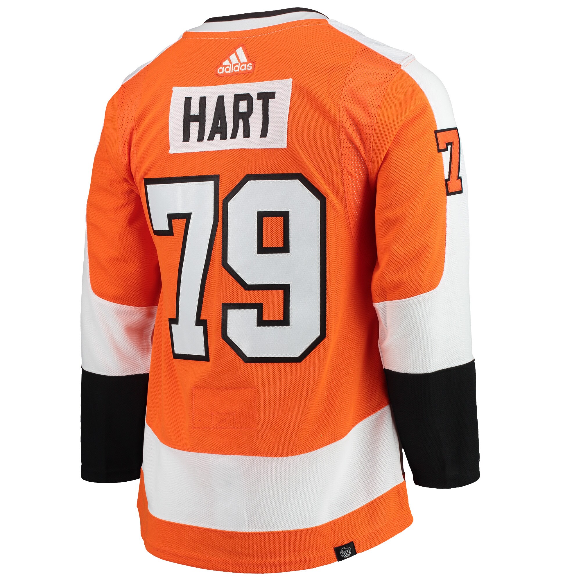 Carter Hart Philadelphia Flyers adidas Home Primegreen Authentic Pro Player Jersey - Orange - vstockx