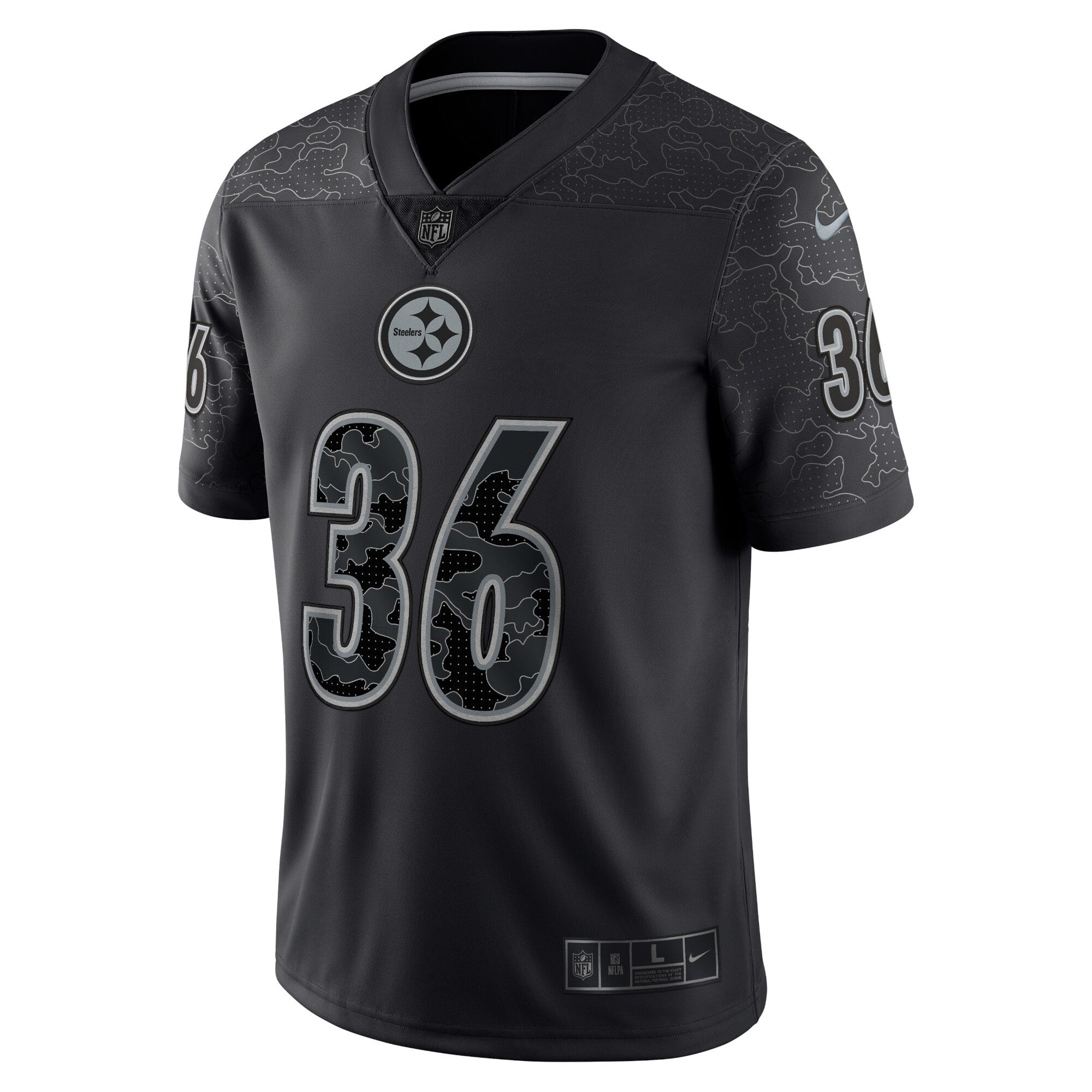 Men's Nike Jerome Bettis Black Pittsburgh Steelers Retired Player RFLCTV Limited Jersey - vstockx