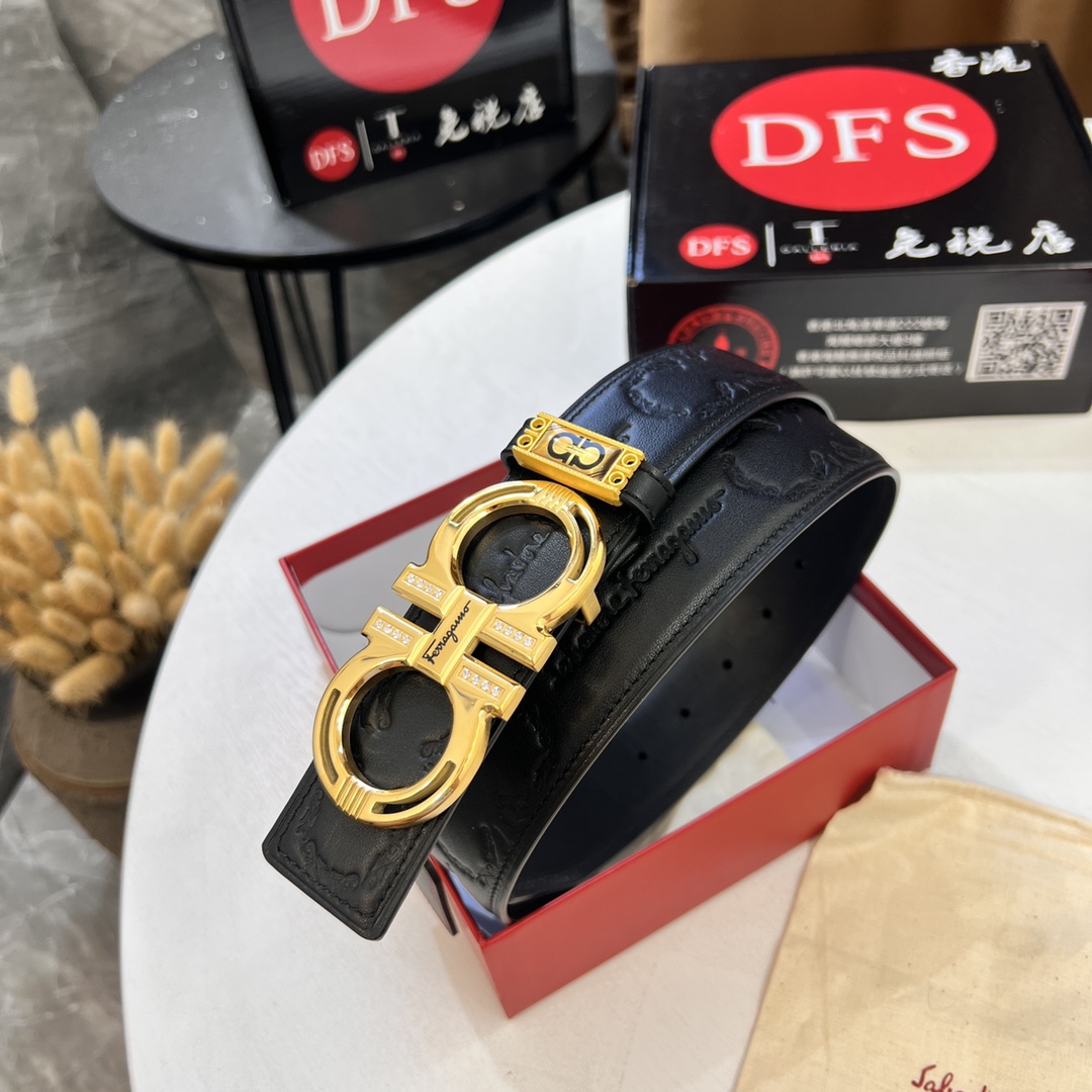 Streetwear Belt Ferragamo 320280 size:3.5cm - vstockx