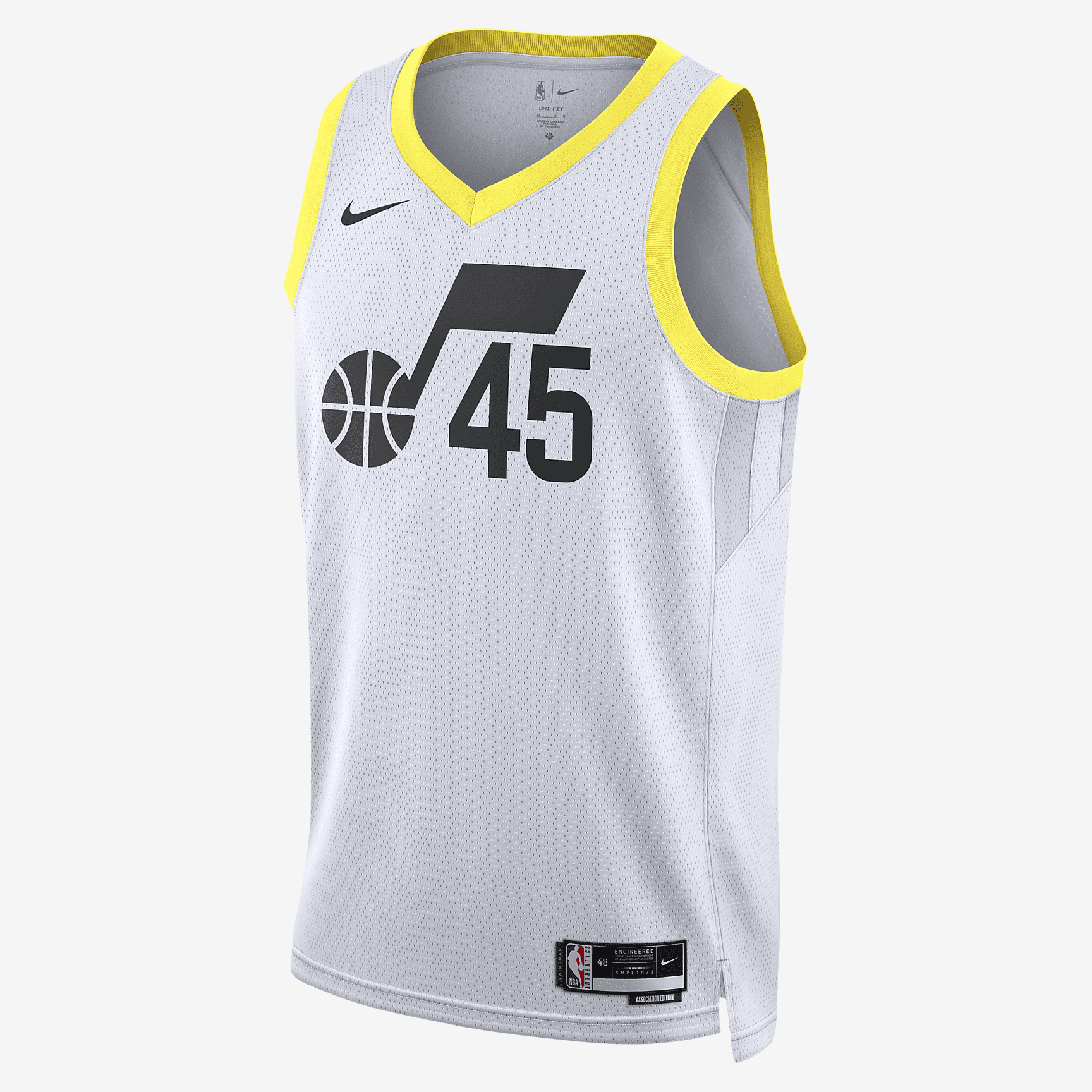 Utah Jazz Association Edition 2022/23 Nike Dri-FIT NBA Swingman Jersey - White - vstockx