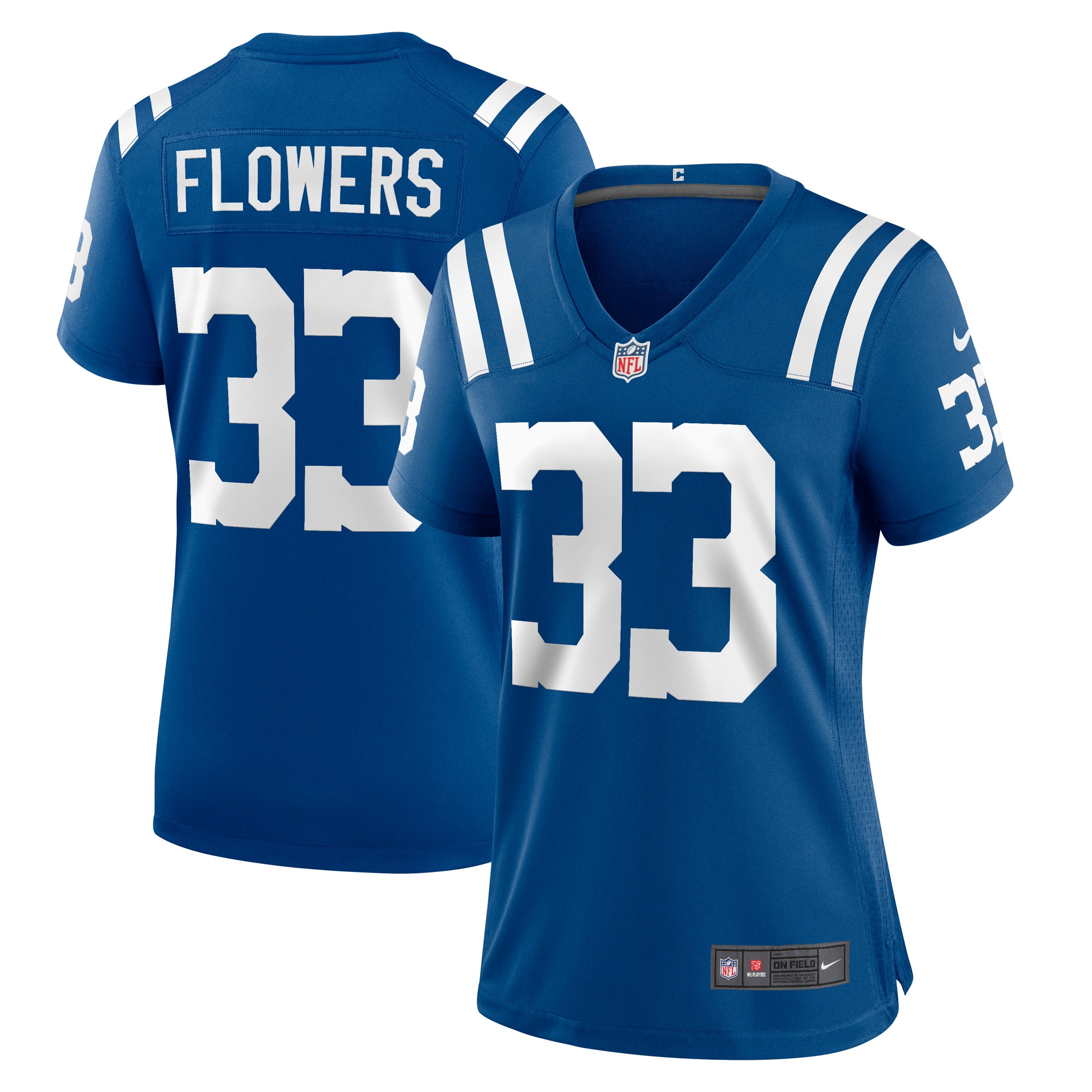 Dallis Flowers Indianapolis Colts Nike Women's Game Player Jersey - Royal - vstockx