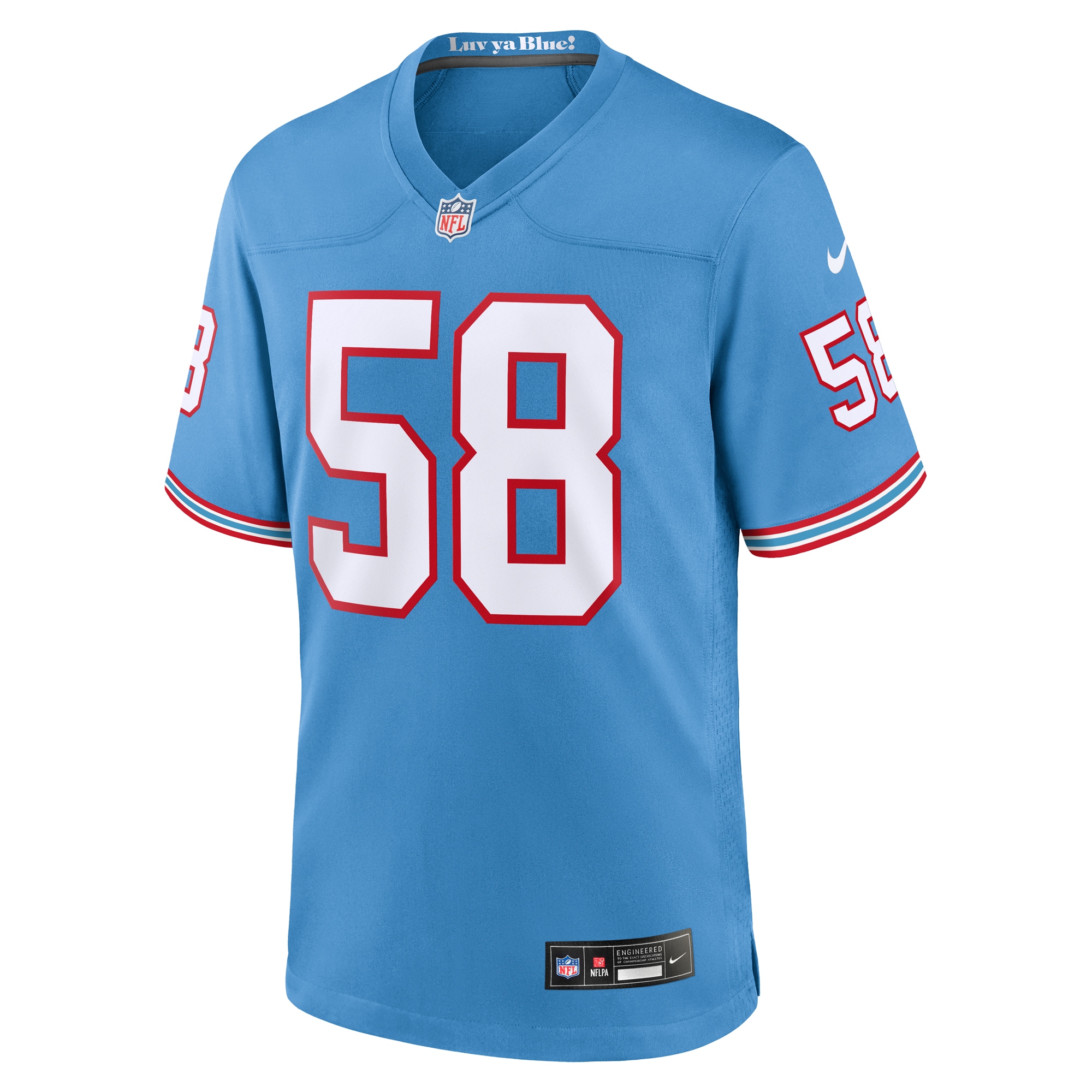 Harold Landry Tennessee Titans Nike Oilers Throwback Player Game Jersey - Light Blue - vstockx