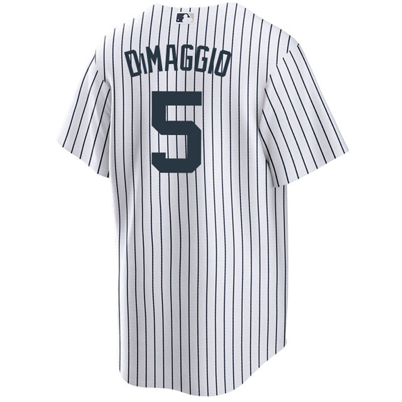 Youth New York Yankees Joe DiMaggio Replica Home Jersey - White - vstockx