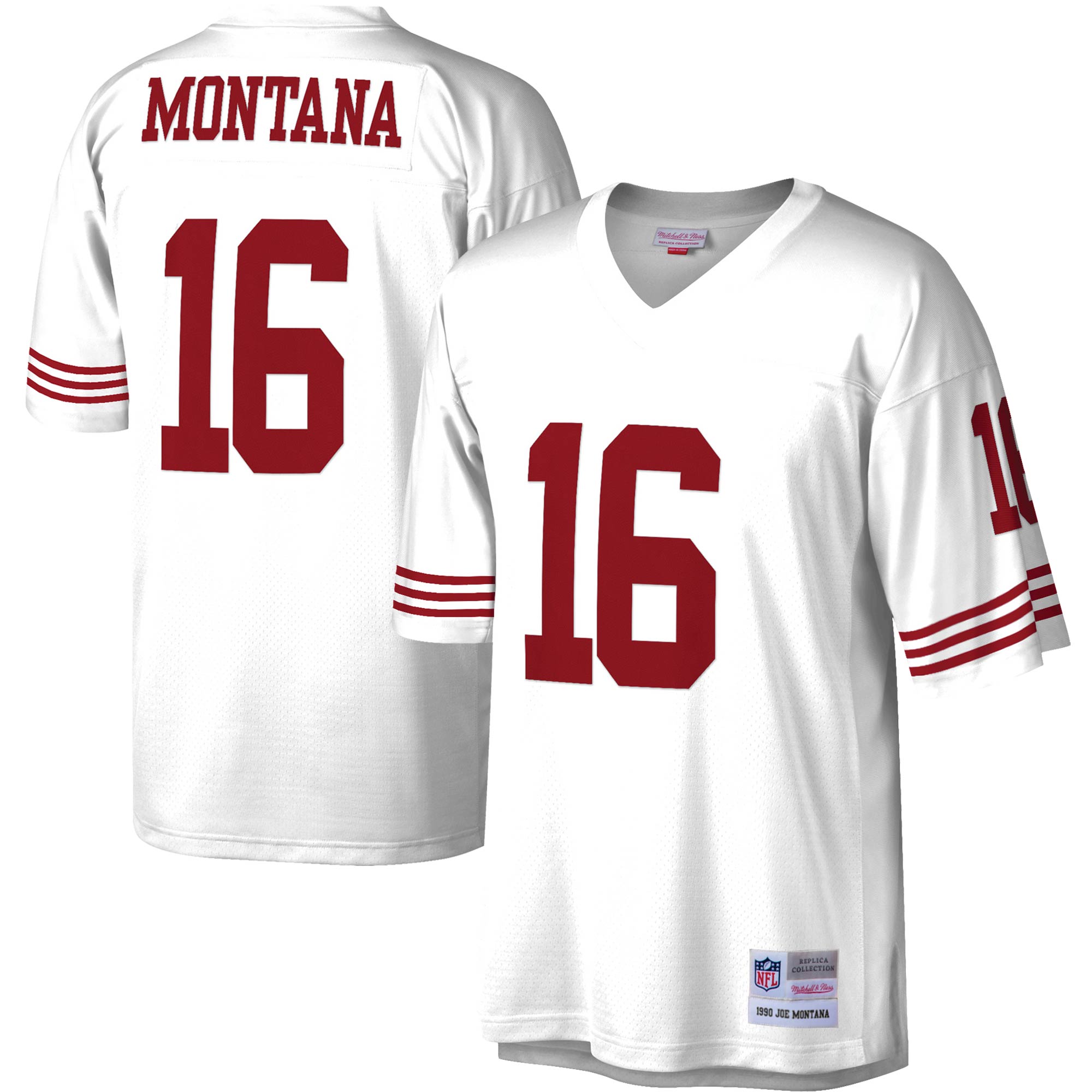 Joe Montana San Francisco 49ers Mitchell & Ness Legacy Replica Jersey - White - vstockx