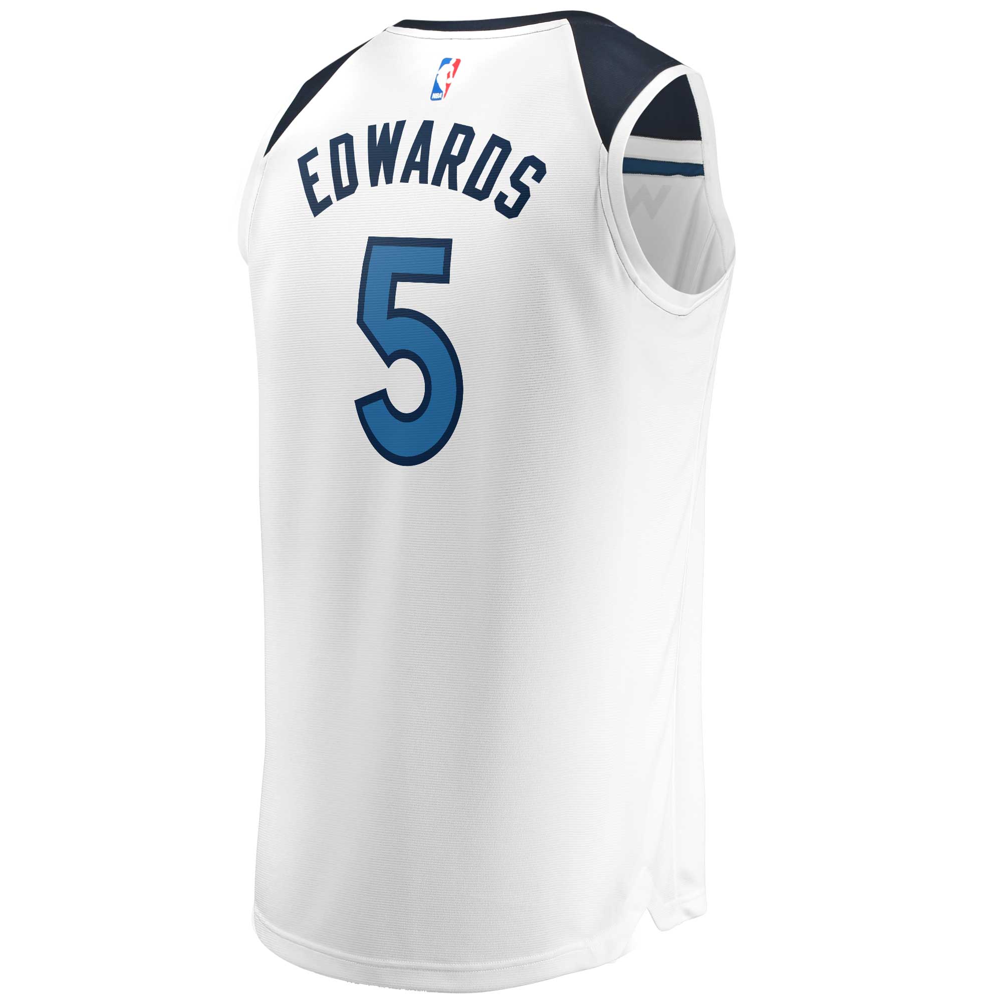 Anthony Edwards Minnesota Timberwolves Fanatics Branded Fast Break Replica Jersey - Association Edition - White - vstockx