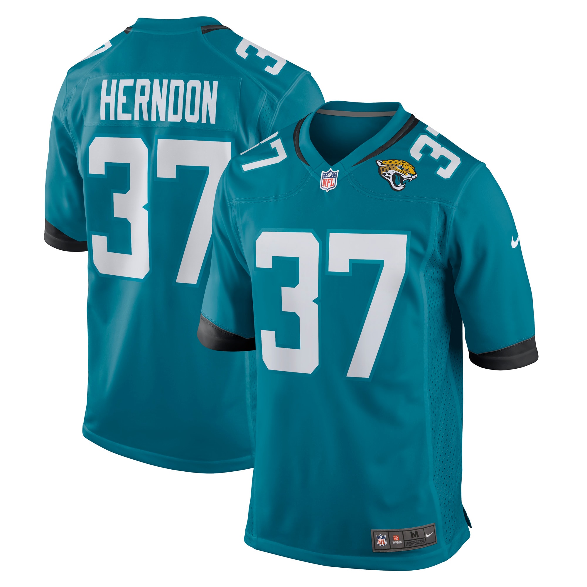 Tre Herndon Jacksonville Jaguars Nike Game Jersey - Teal - vstockx