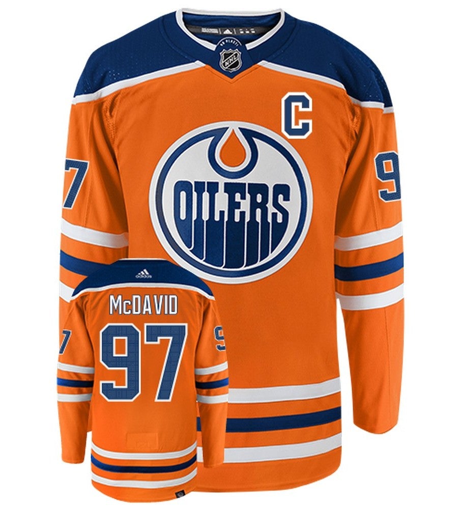 Connor McDavid Edmonton Oilers 2021 Adidas Primegreen Authentic NHL Hockey Jersey - vstockx
