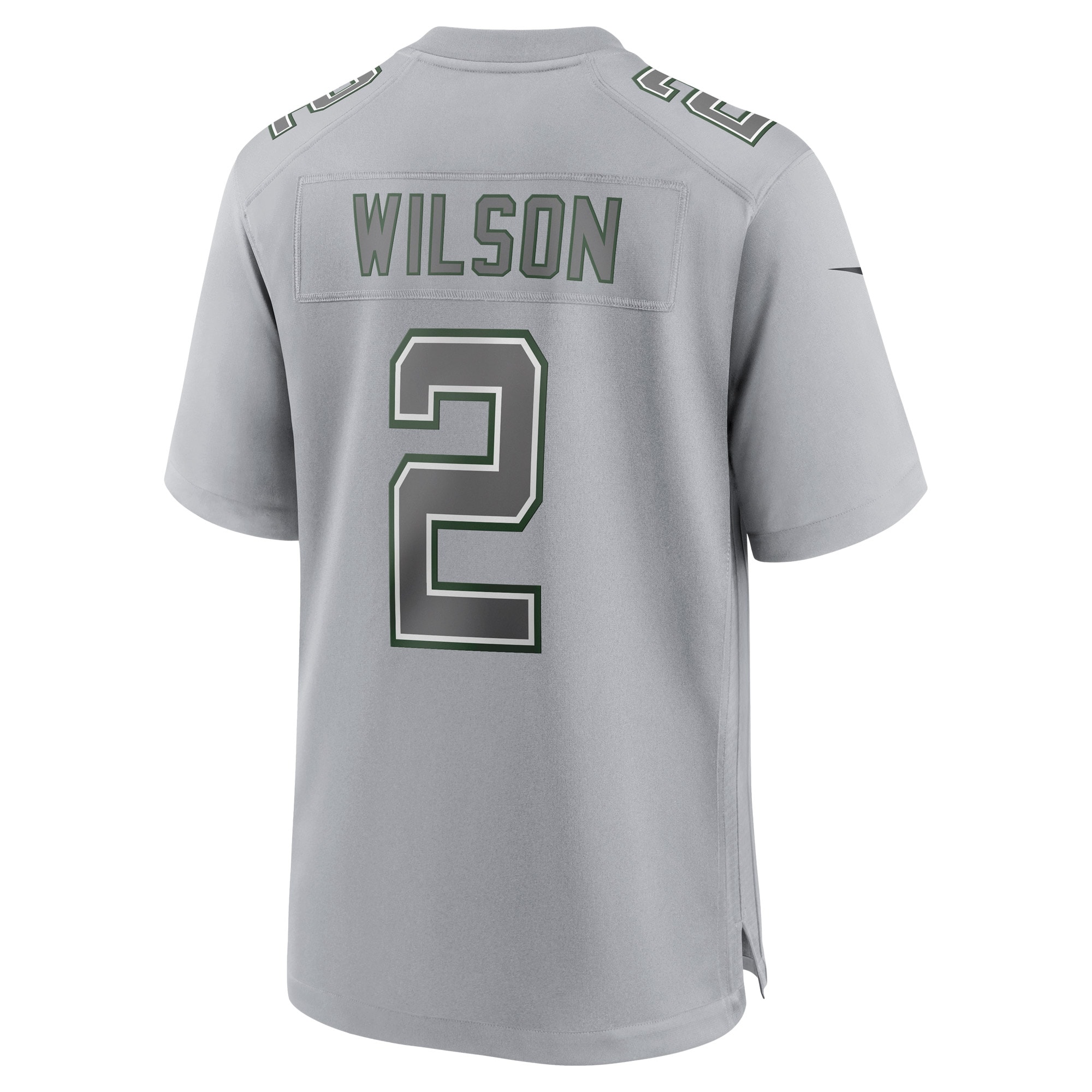Zach Wilson New York Jets Nike Atmosphere Fashion Game Jersey - Gray - vstockx