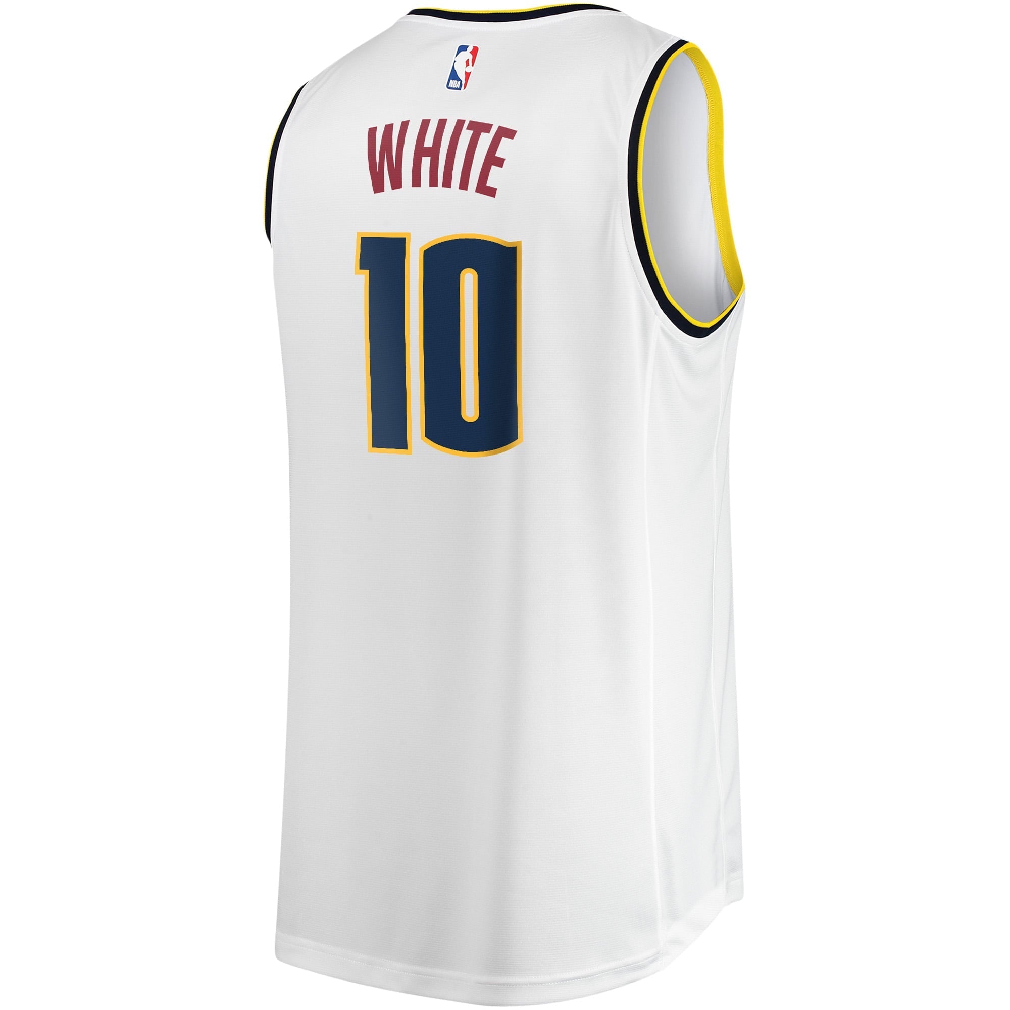 Youth Fanatics Branded Jack White White Denver Nuggets Fast Break Player Jersey - Association Edition - vstockx