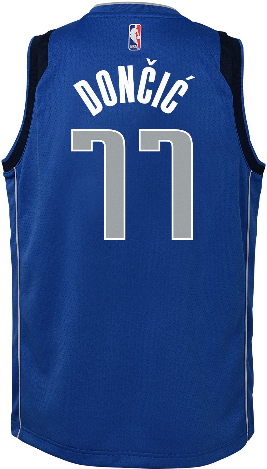NBA Boys' Dallas Mavericks Luka Doncic 77 Swingman Icon Jersey - vstockx