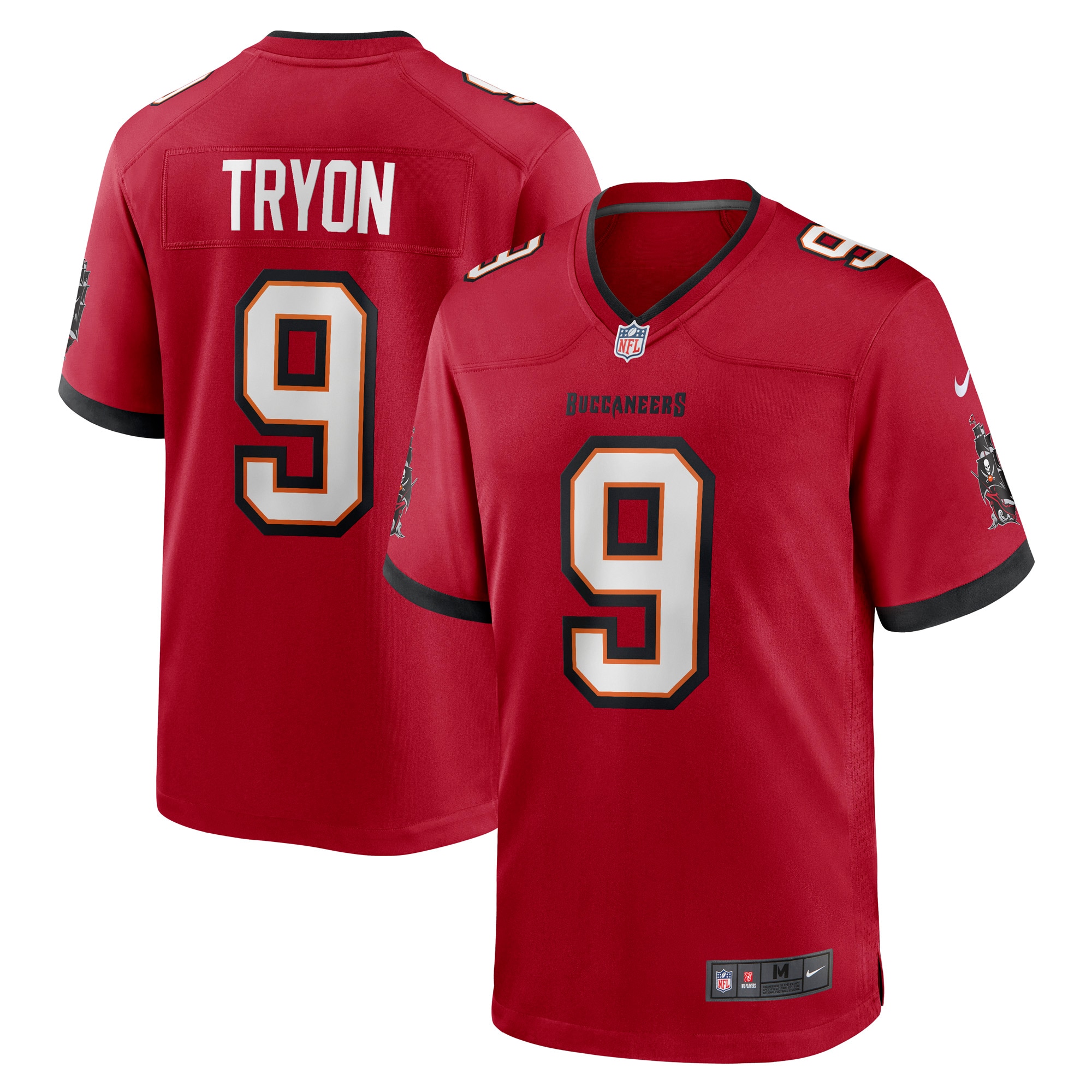 Joe Tryon Tampa Bay Buccaneers Nike 2021 NFL Draft First Round Pick No. 32 Game Jersey - Red - vstockx