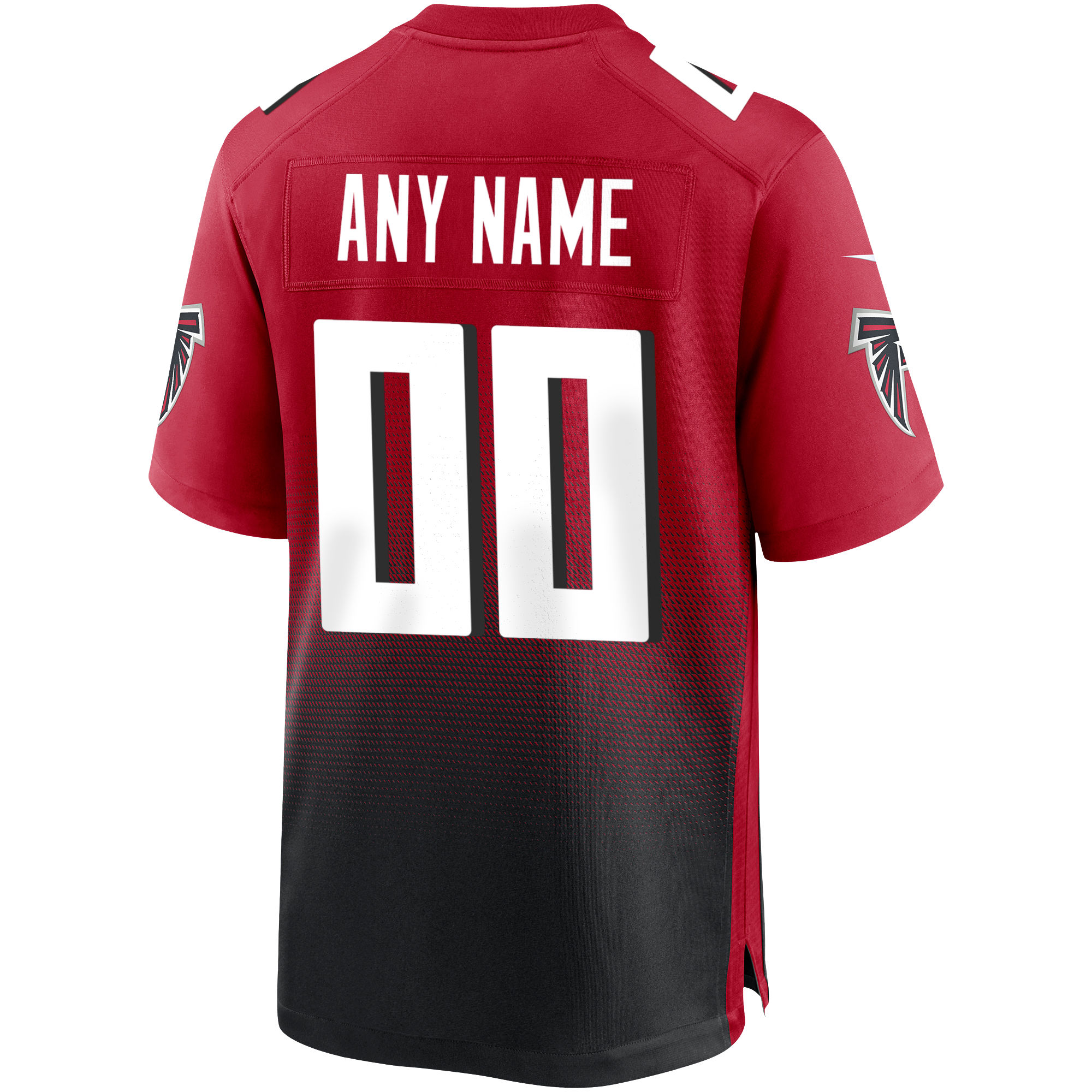 Atlanta Falcons Nike Alternate Custom Game Jersey - Red - vstockx