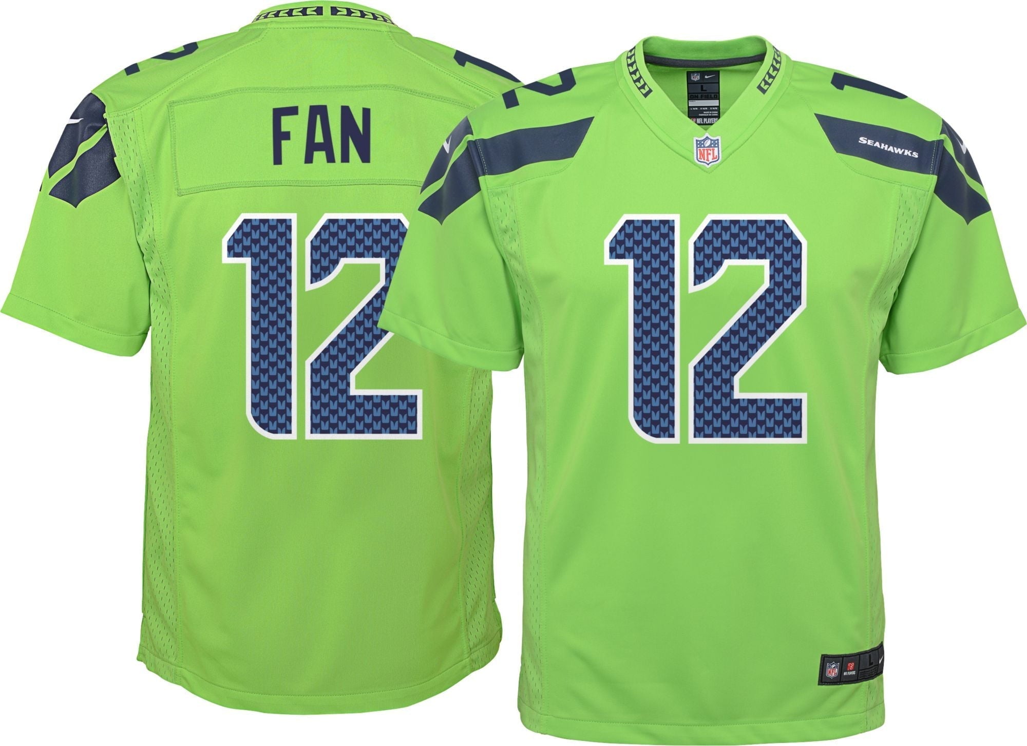 Nike Youth Color Rush Game Jersey Seattle Seahawks Fan #12 - vstockx