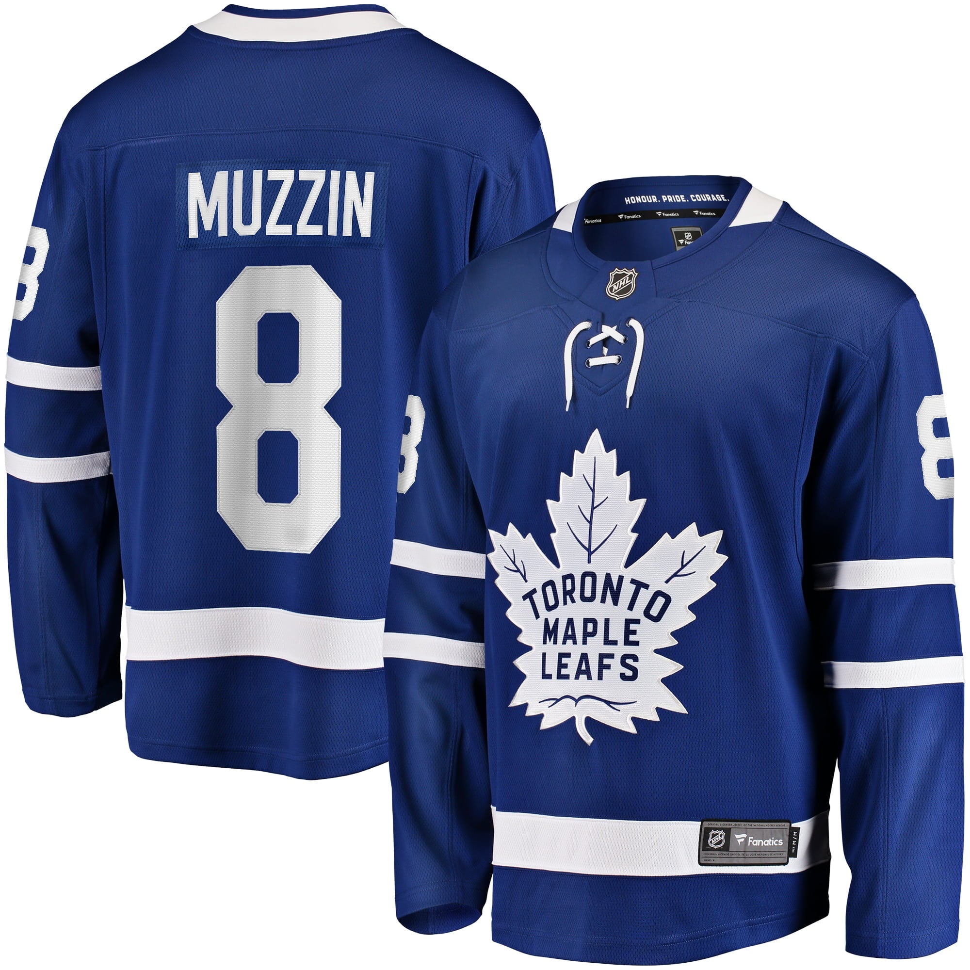Men's Fanatics Branded Jake Muzzin Blue Toronto Maple Leafs Replica Player Jersey - vstockx