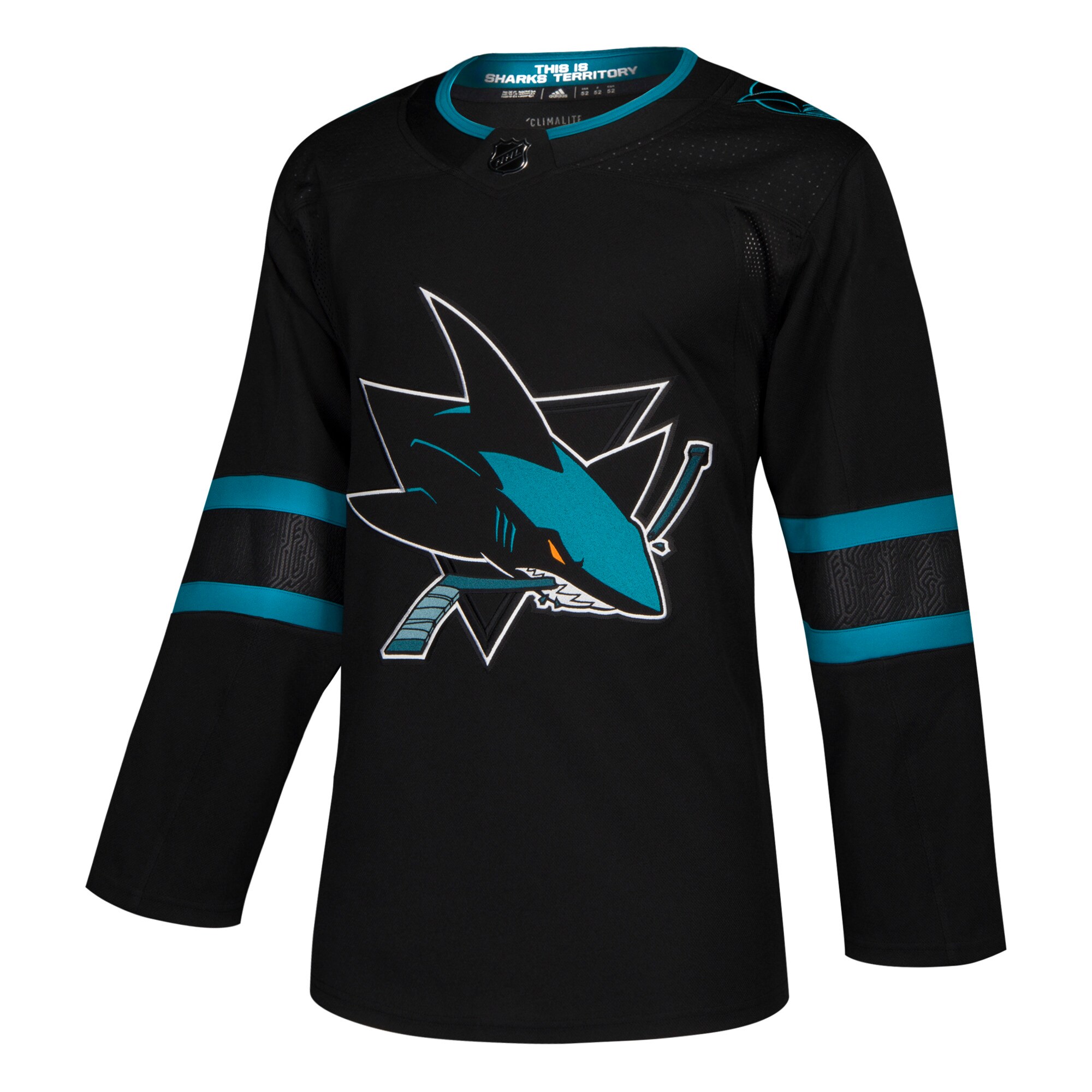 San Jose Sharks adidas Alternate Authentic Jersey - Black - vstockx