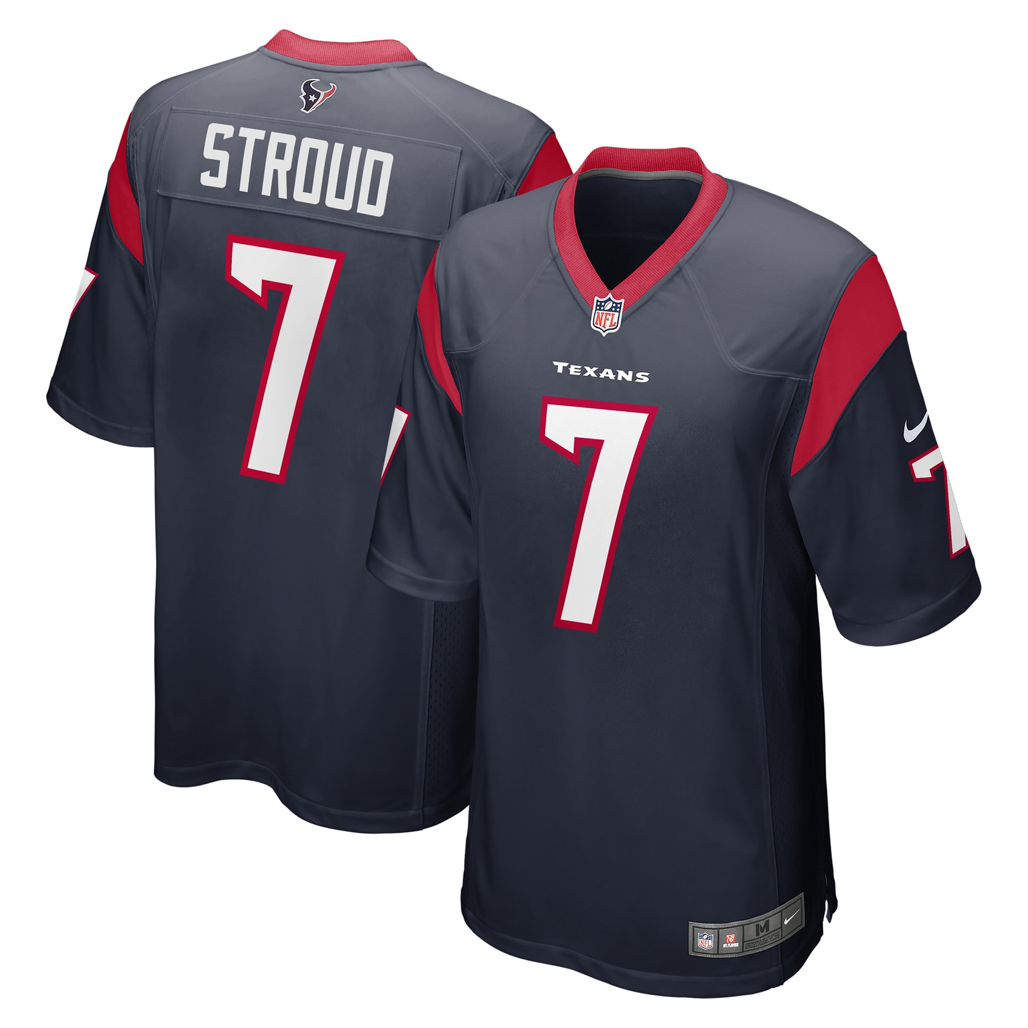 C.J. Stroud Houston Texans Nike 2023 NFL Draft First Round Pick Game Jersey - Navy - vstockx