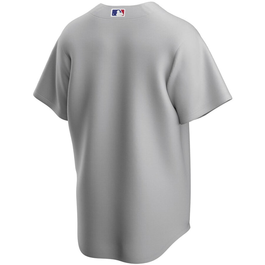 Men's Chicago Cubs Gray Road Replica Team Jersey - vstockx