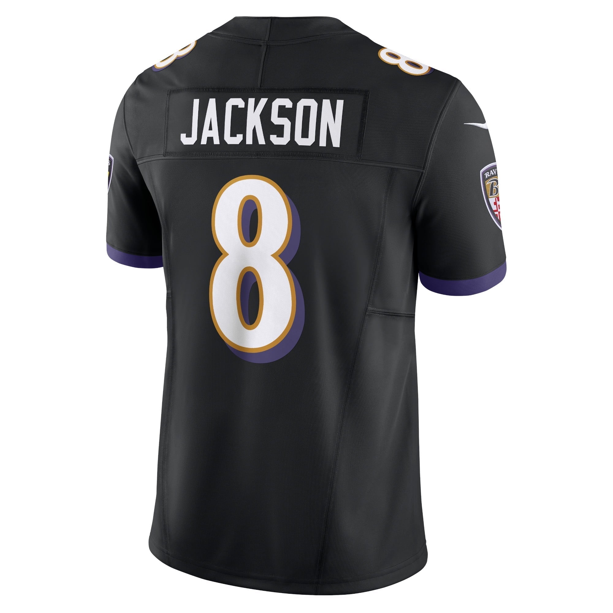 Men's Nike Lamar Jackson Black Baltimore Ravens Vapor F.U.S.E. Limited Jersey - vstockx
