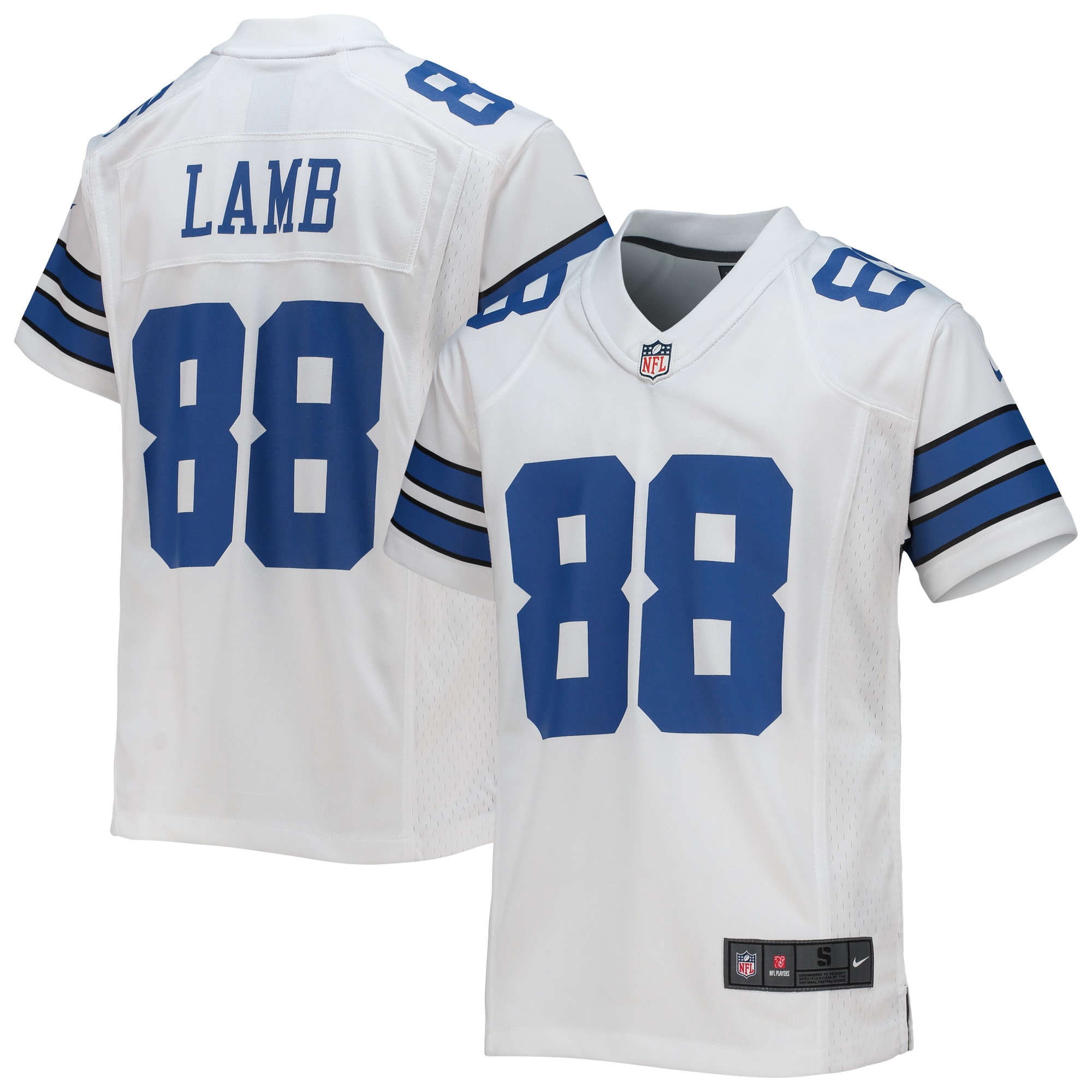 CeeDee Lamb Dallas Cowboys Nike Youth Game Jersey - White - vstockx