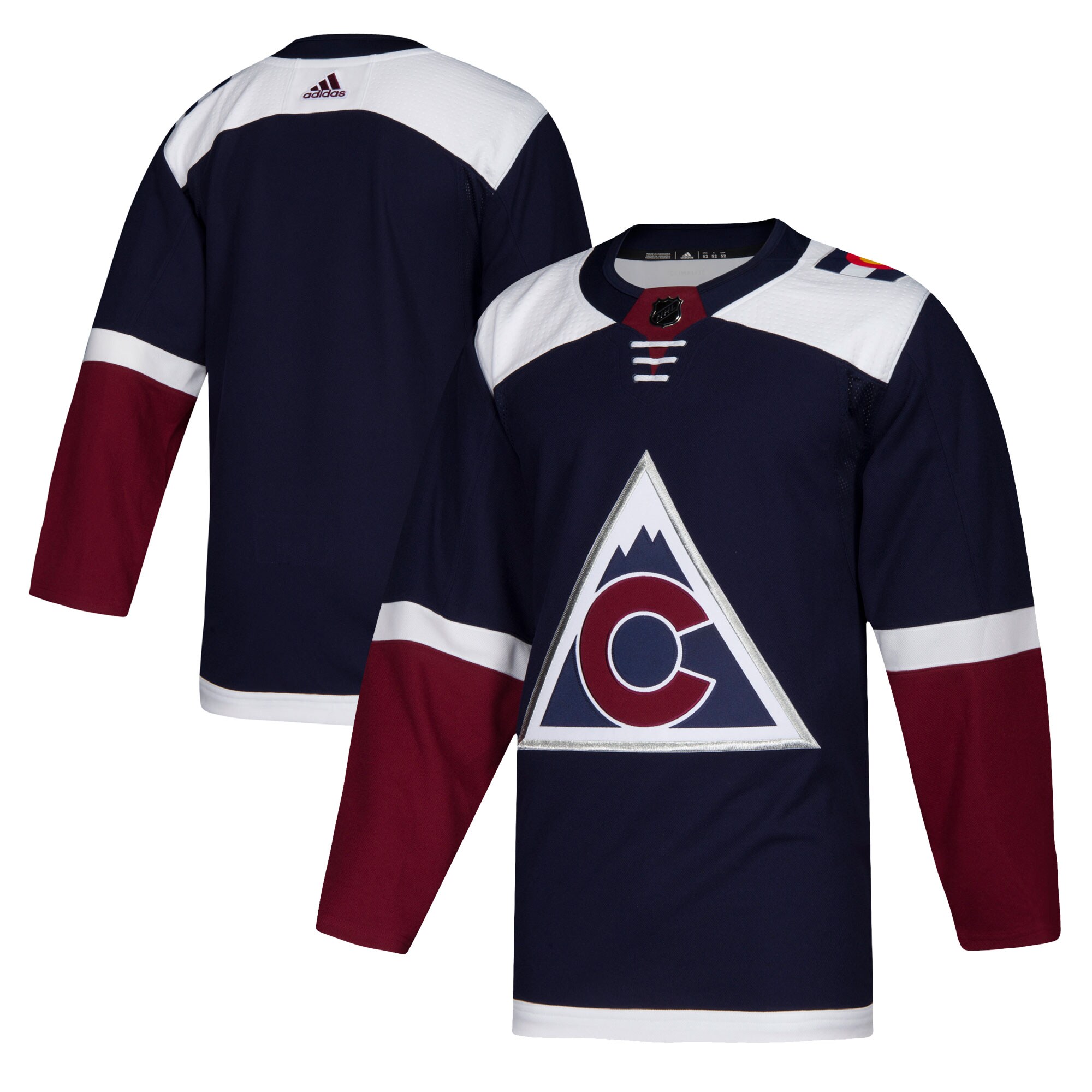 Colorado Avalanche adidas Alternate Authentic Jersey - Navy - vstockx