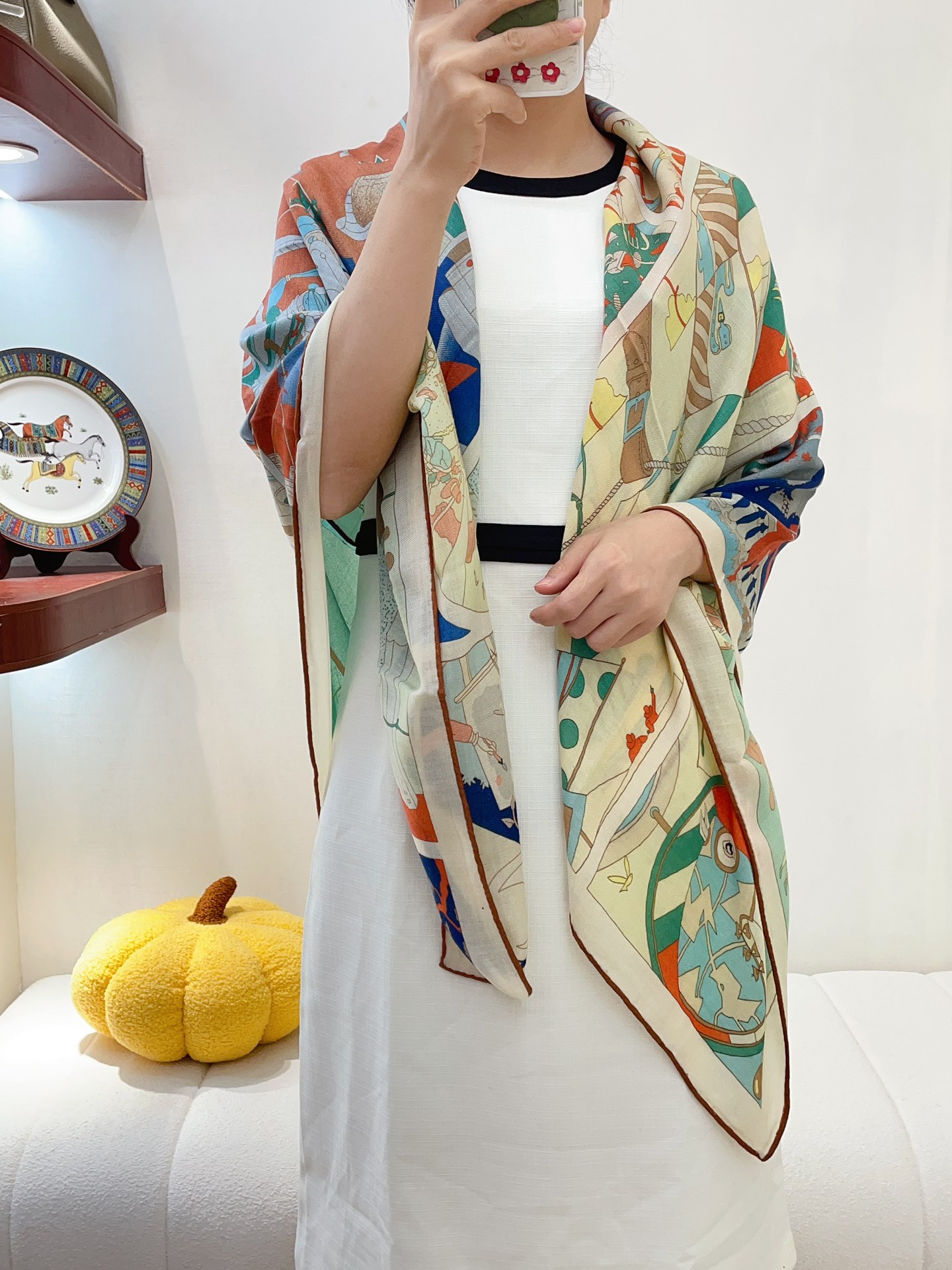 Streetwear Scarf Hermes 328796 SIZE:140cm*140cm - vstockx