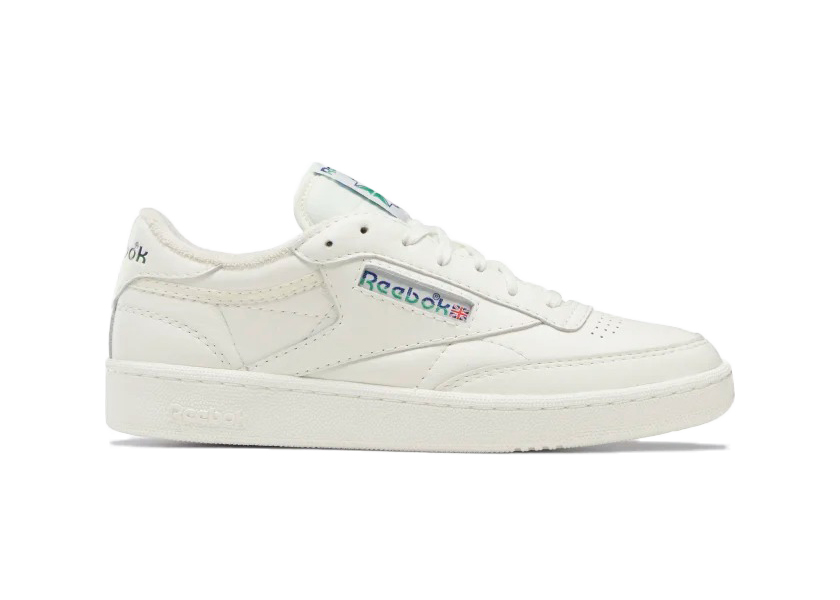 Reebok Club C 85 Chalk Cobalt Glen Green Logo - vstockx