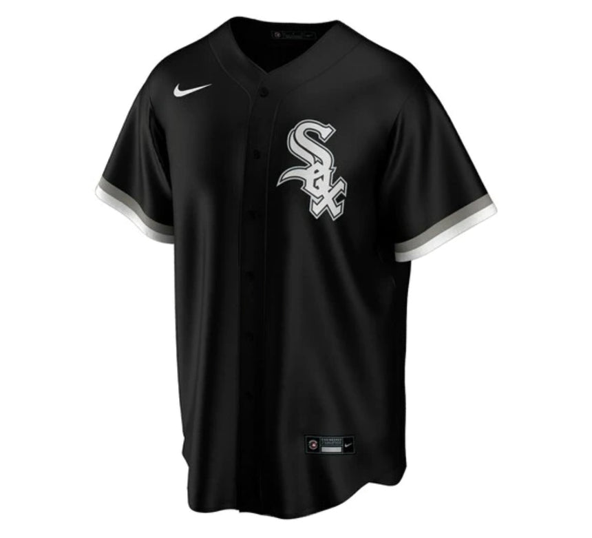 Men's Michael Kopech Chicago White Sox Black Alternate Premium Replica Jersey - vstockx
