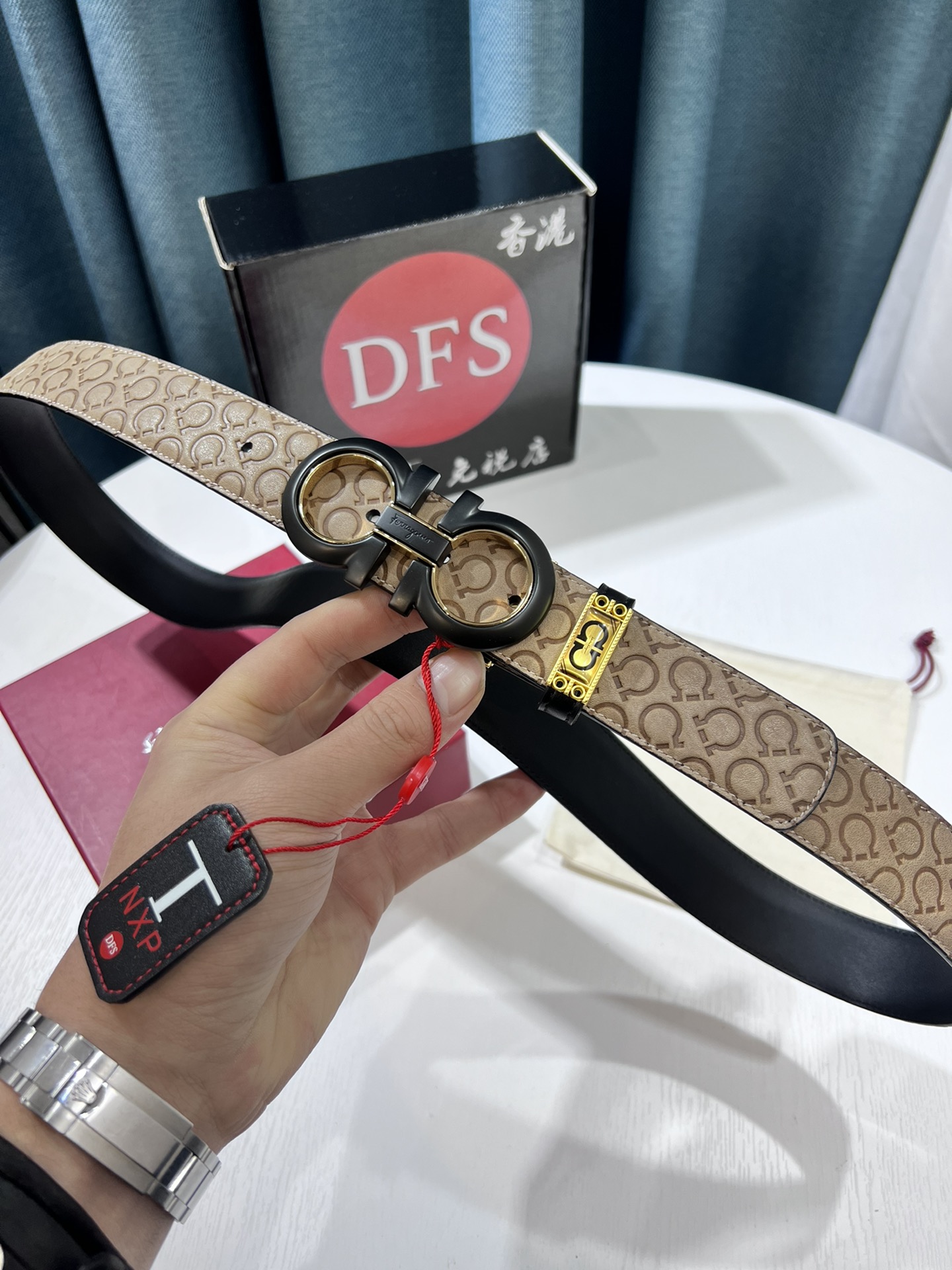 Streetwear Belt Ferragamo 319558 size:3.5cm - vstockx