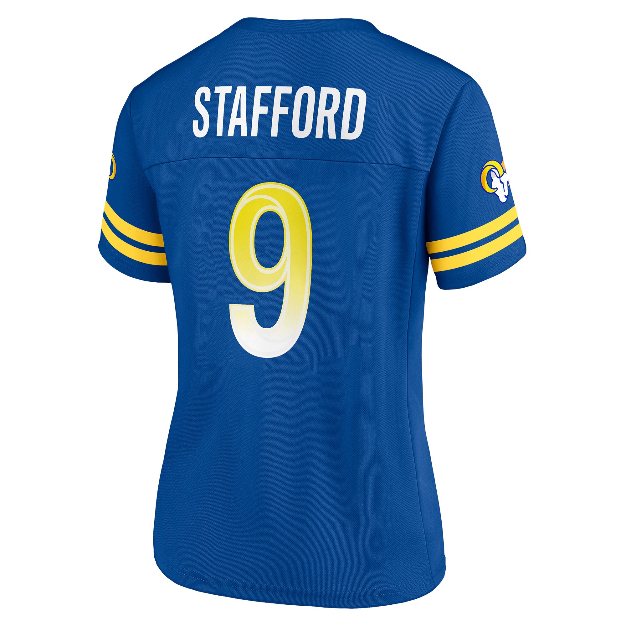 Women's Matthew Stafford Royal Los Angeles Rams Game Time Player Jersey - vstockx