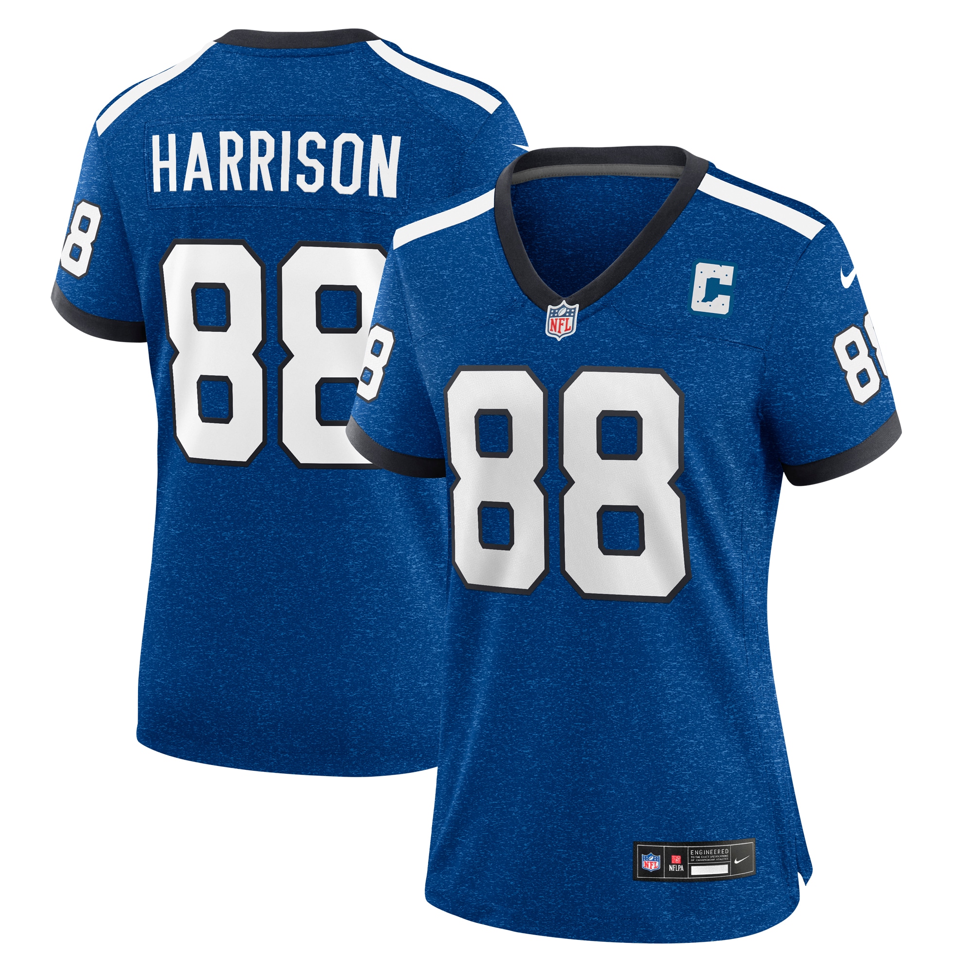 Marvin Harrison Indianapolis Colts Nike Women's Indiana Nights Alternate Game Jersey - Royal - vstockx