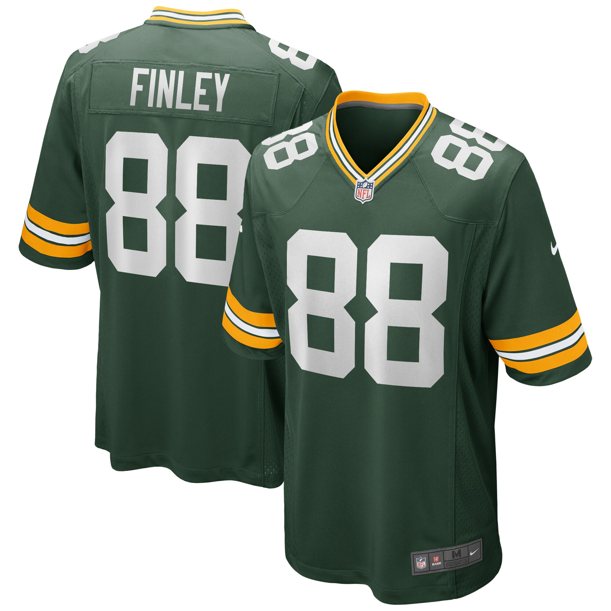 Jermichael Finley Green Bay Packers Nike Game Retired Player Jersey - Green - vstockx