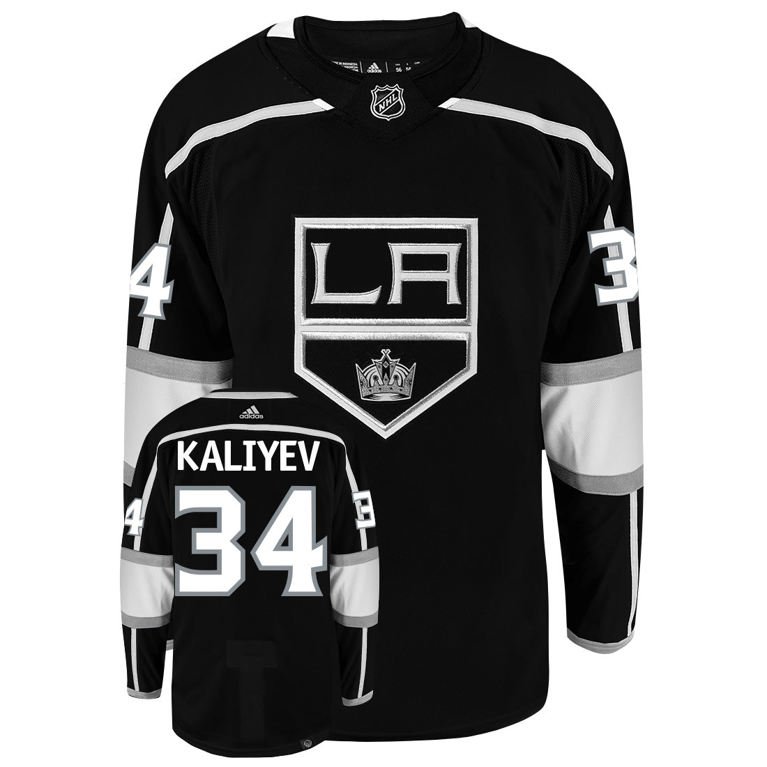 Arthur Kaliyev Los Angeles Kings Adidas Primegreen Authentic NHL Hockey Jersey - vstockx