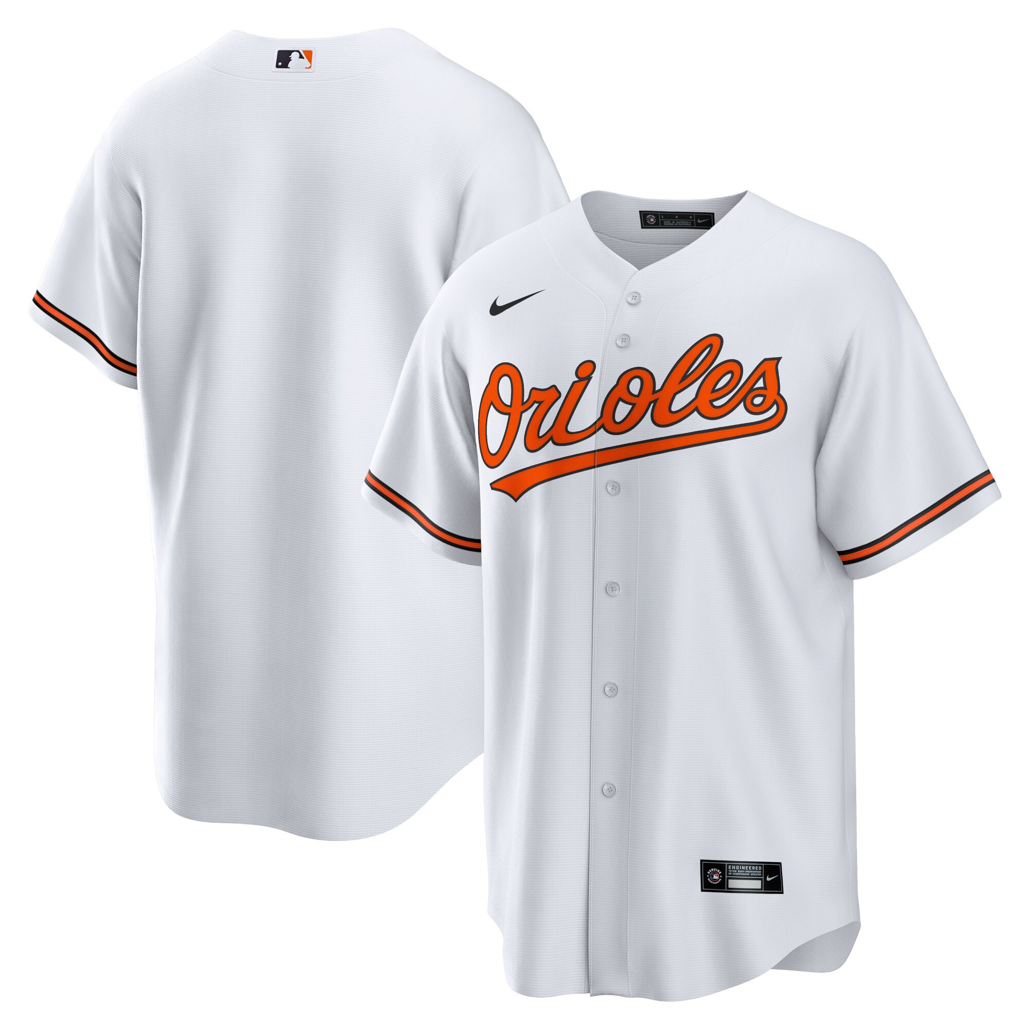 Baltimore Orioles Nike Home Replica Team Jersey - White - vstockx