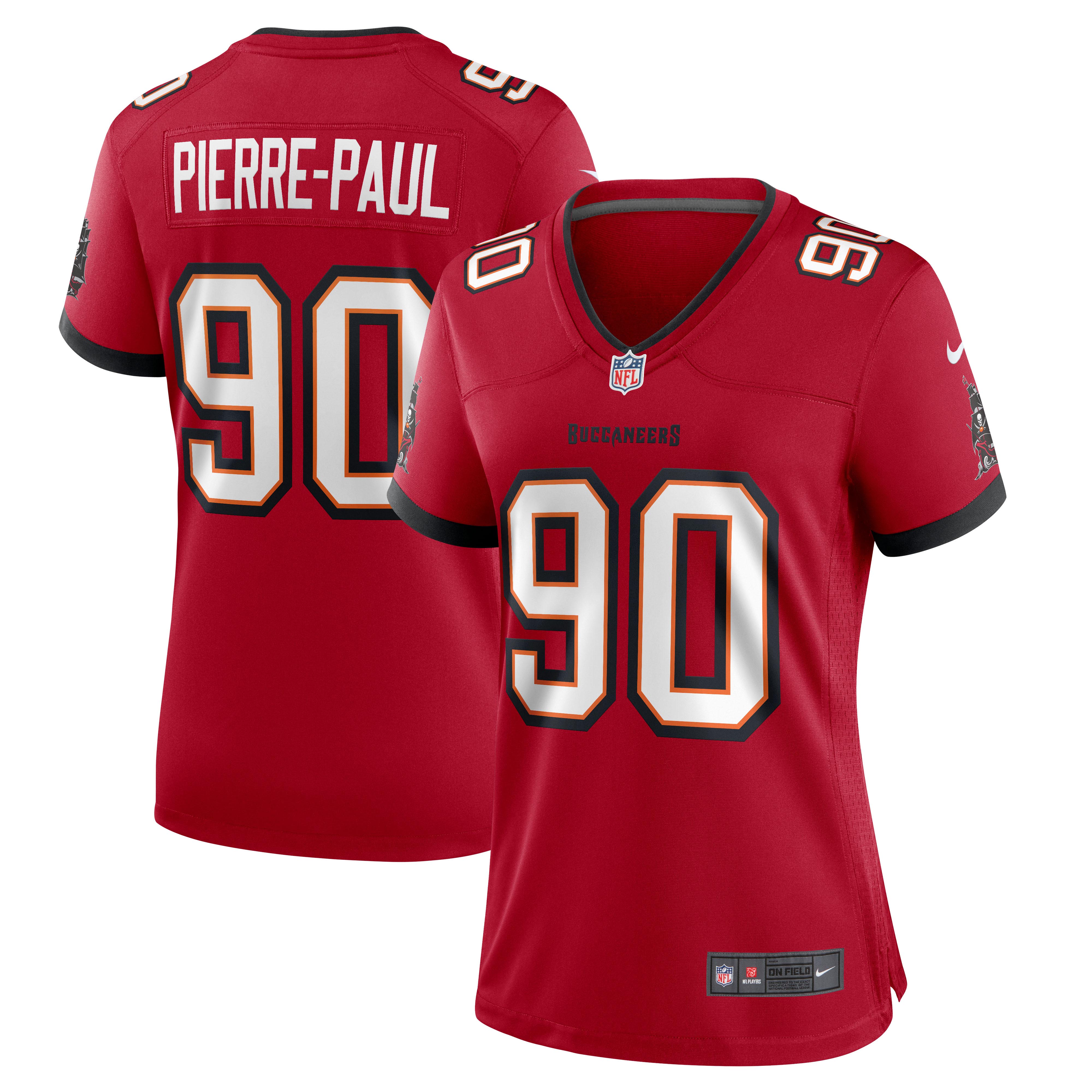 Jason Pierre-Paul Tampa Bay Buccaneers Nike Women's Game Jersey - Red - vstockx