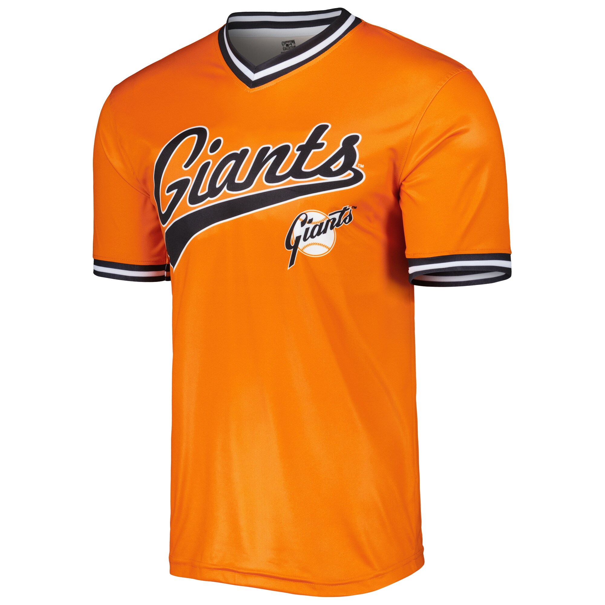 San Francisco Giants Stitches Cooperstown Collection Team Jersey - Orange - vstockx