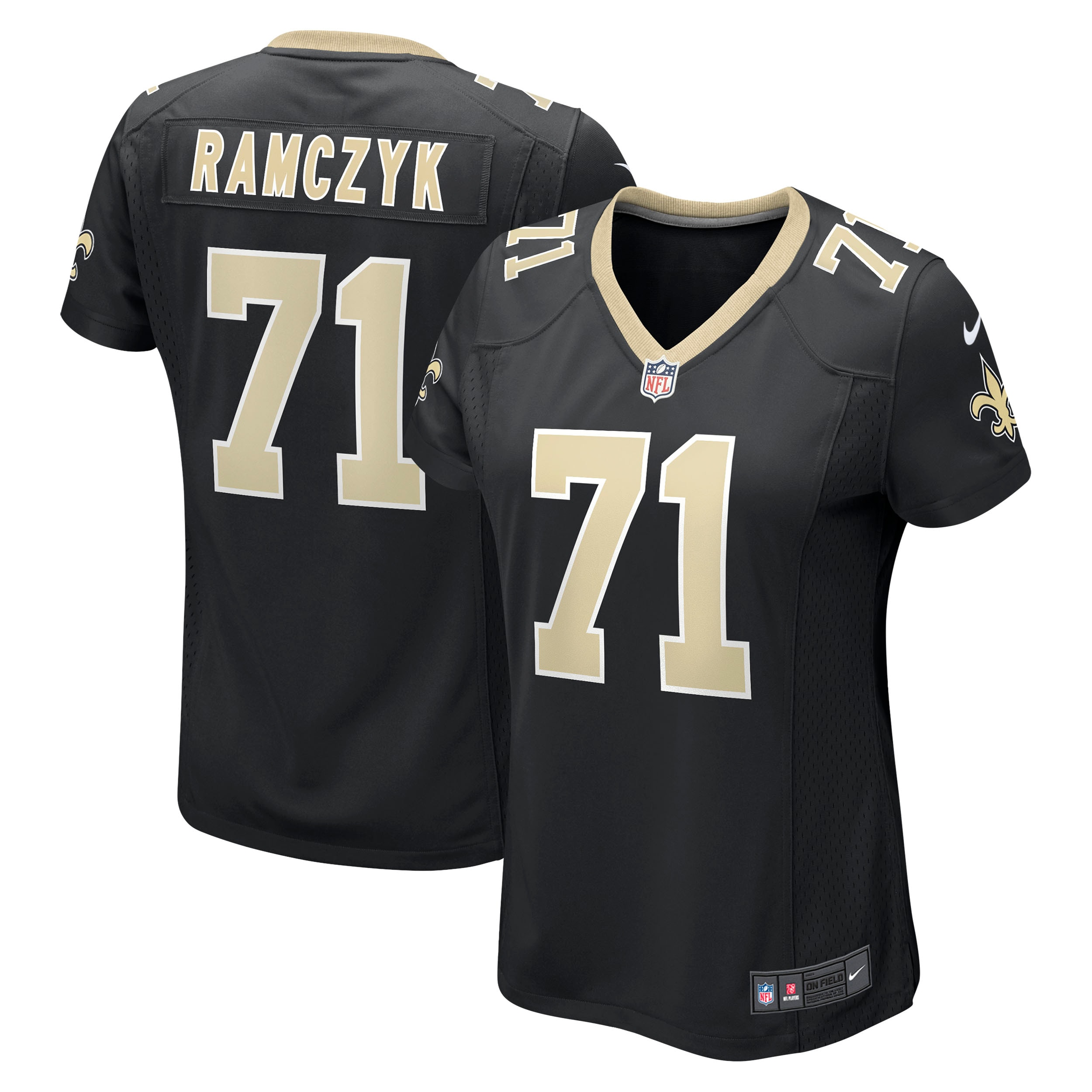 Ryan Ramczyk New Orleans Saints Nike Women's Game Jersey - Black - vstockx