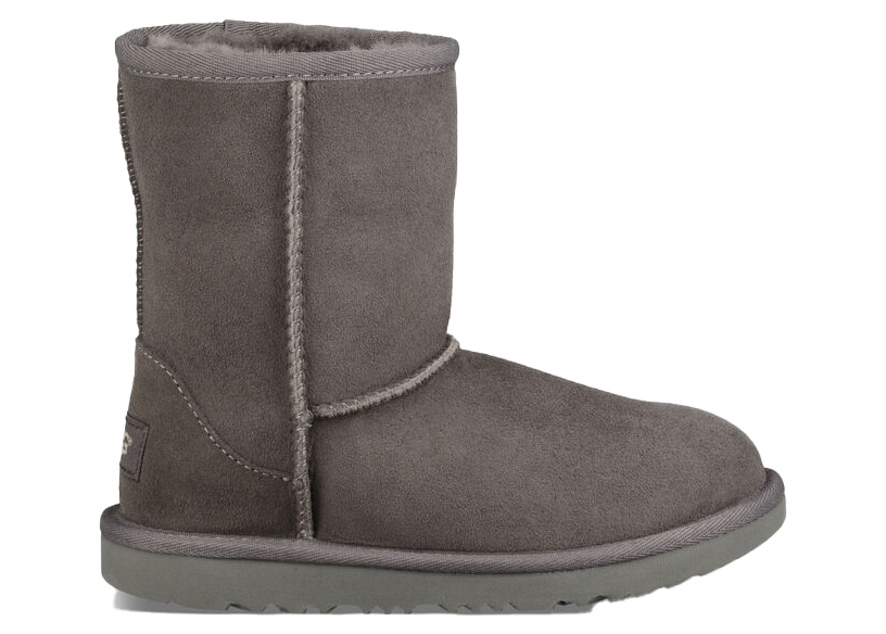 UGG Classic Short II Boot Grey (Kids) - vstockx
