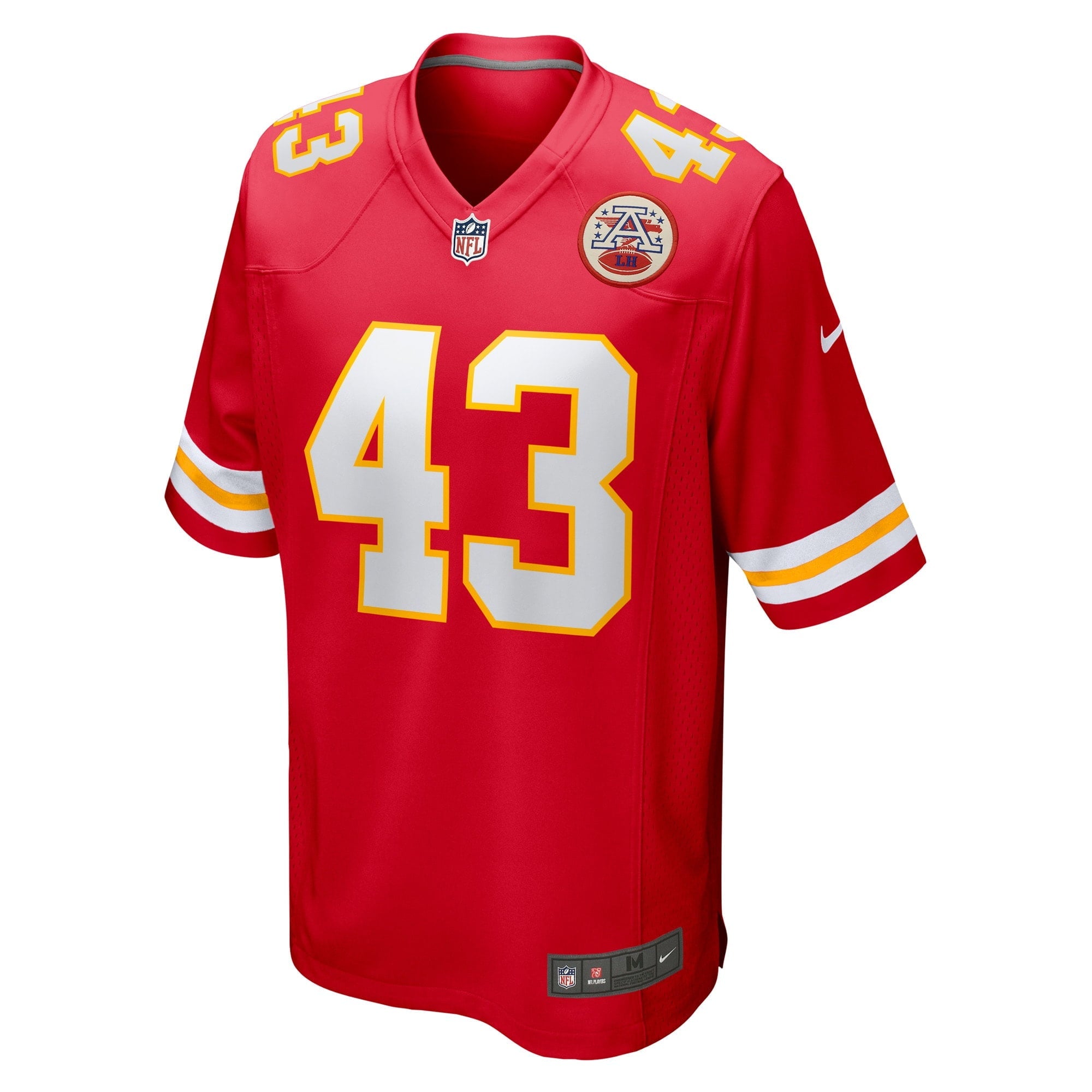 Men's Nike Jack Cochrane Red Kansas City Chiefs Game Player Jersey - vstockx
