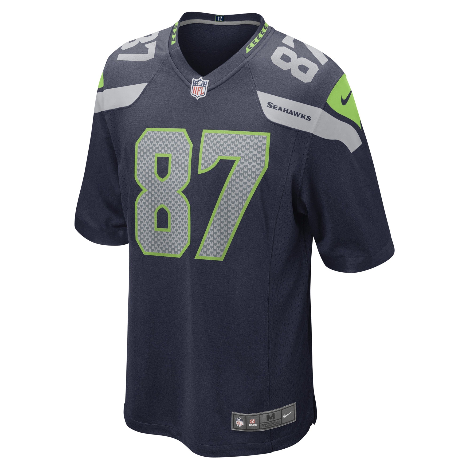 Men's Nike Noah Fant College Navy Seattle Seahawks Game Player Jersey - vstockx