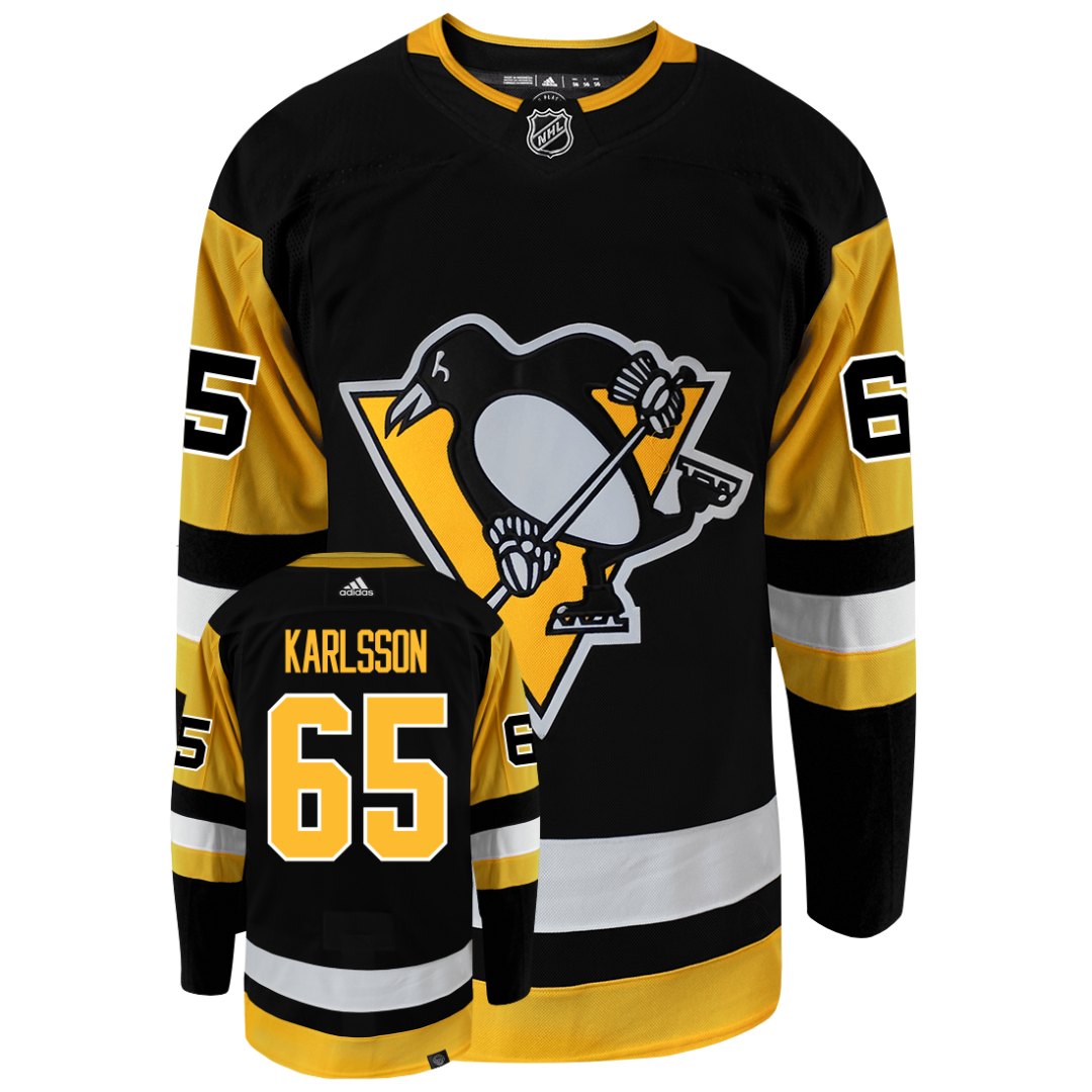 Erik Karlsson Pittsburgh Penguins Adidas Primegreen Authentic NHL Hockey Jersey - vstockx