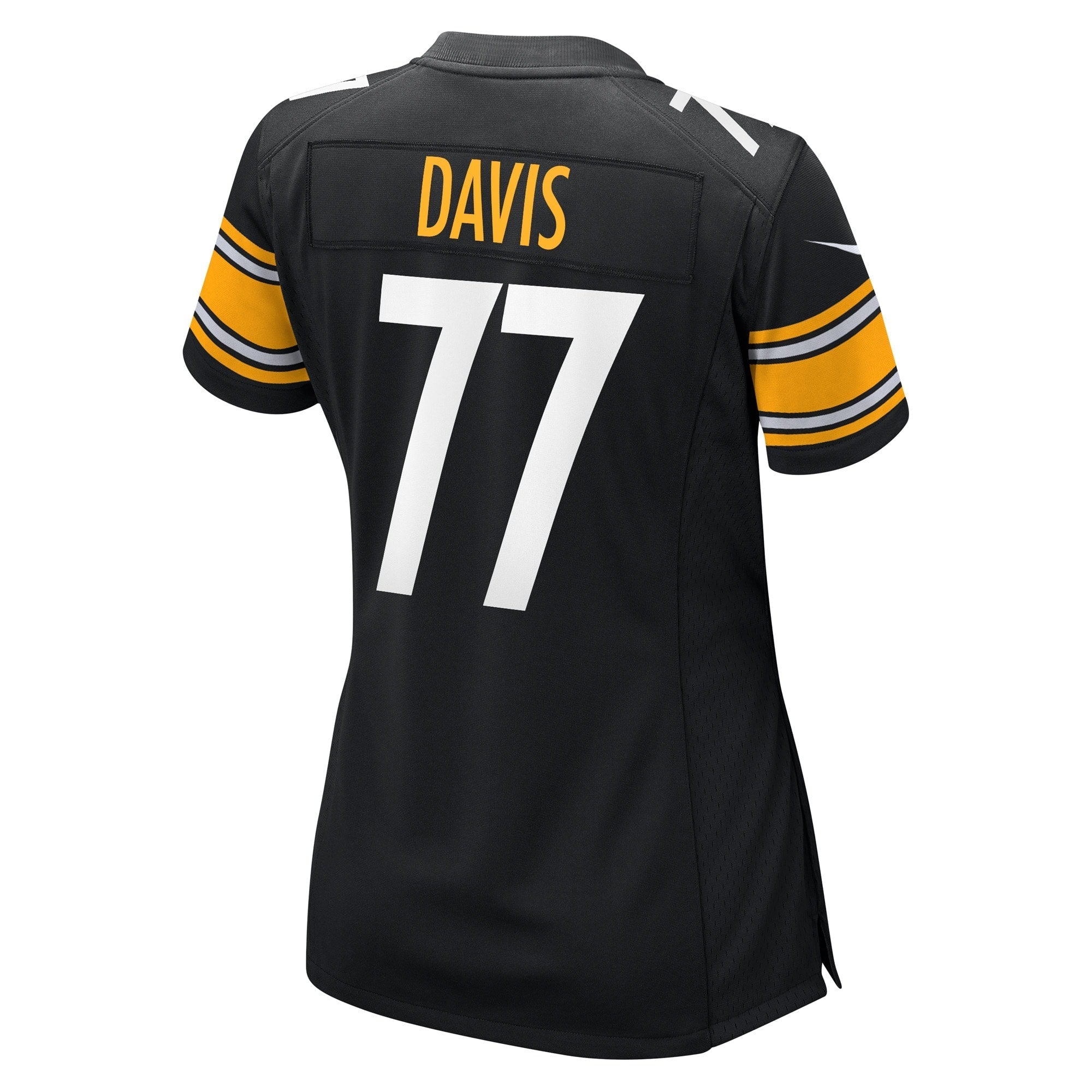 Women's Nike Jesse Davis Black Pittsburgh Steelers Game Player Jersey - vstockx
