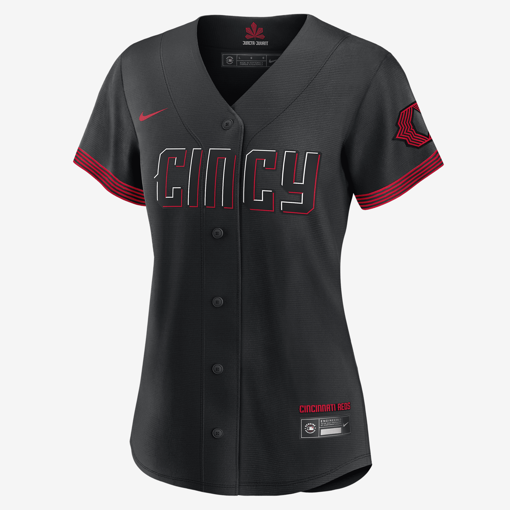 MLB Cincinnati Reds City Connect (Joey Votto) Women's Replica Baseball Jersey - Black - vstockx