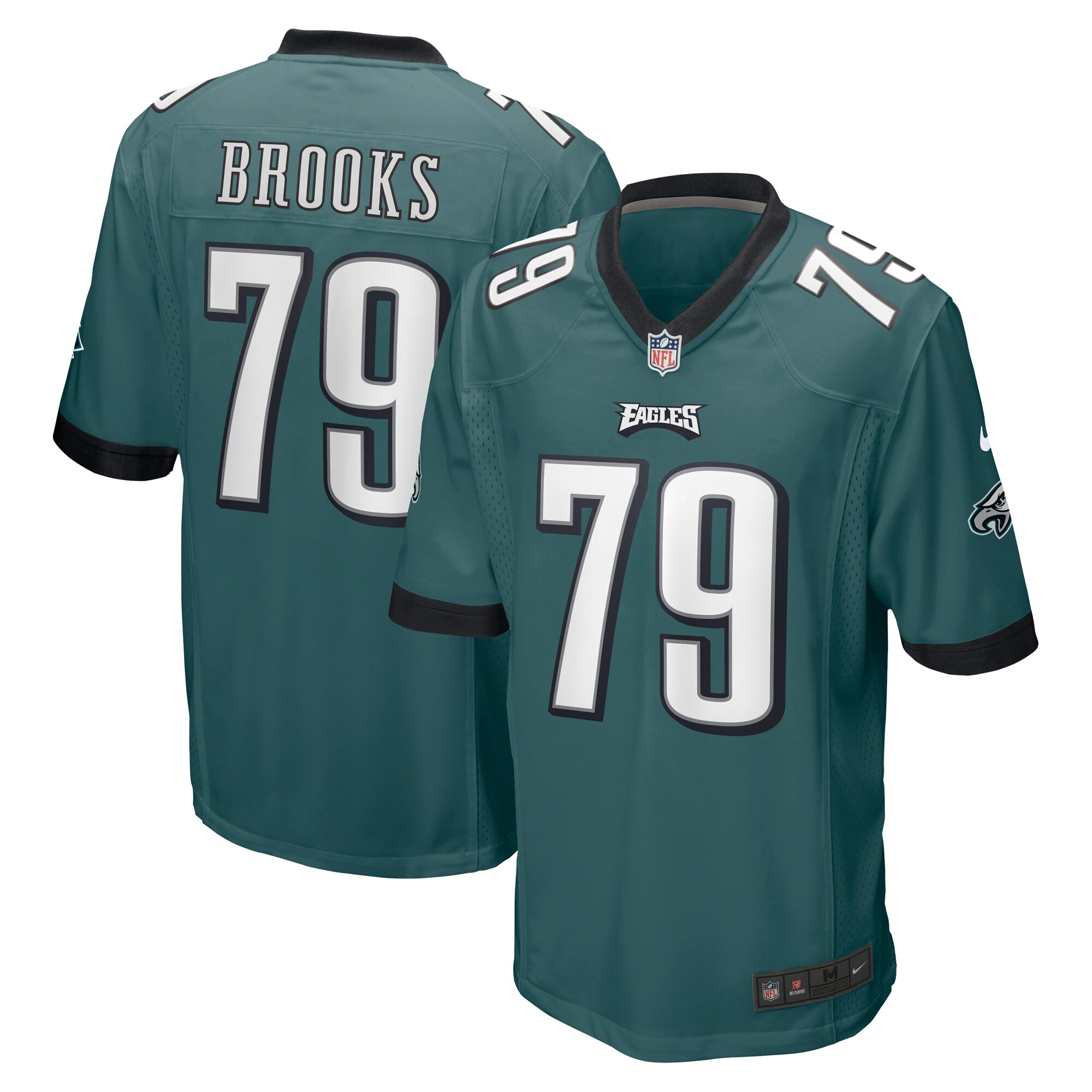 Brandon Brooks Philadelphia Eagles Nike Game Jersey - Midnight Green - vstockx